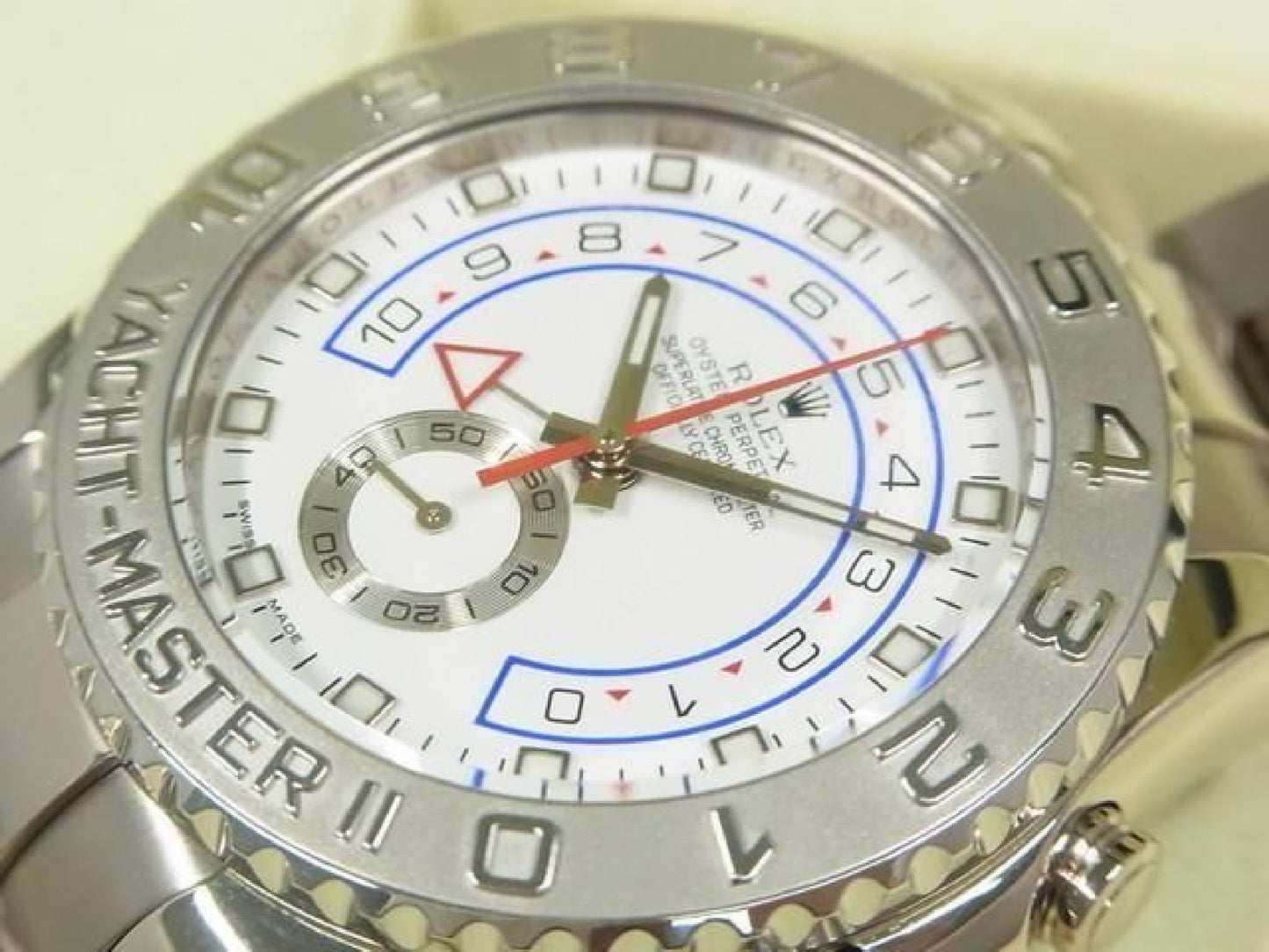 ROLEX YACHT-MASTERII 18K hvidguld 116689 V-serie makerOH udført Herre 192503932 hannari-shop