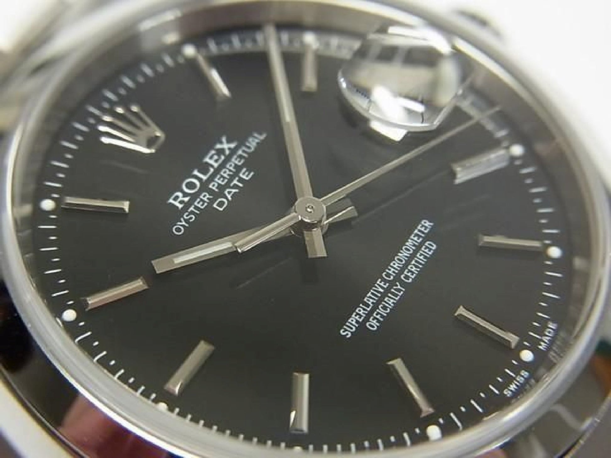 ROLEX Oyster PERPETUAL date nero Ref.15200 serie K Uomo 192509891 hannari-shop