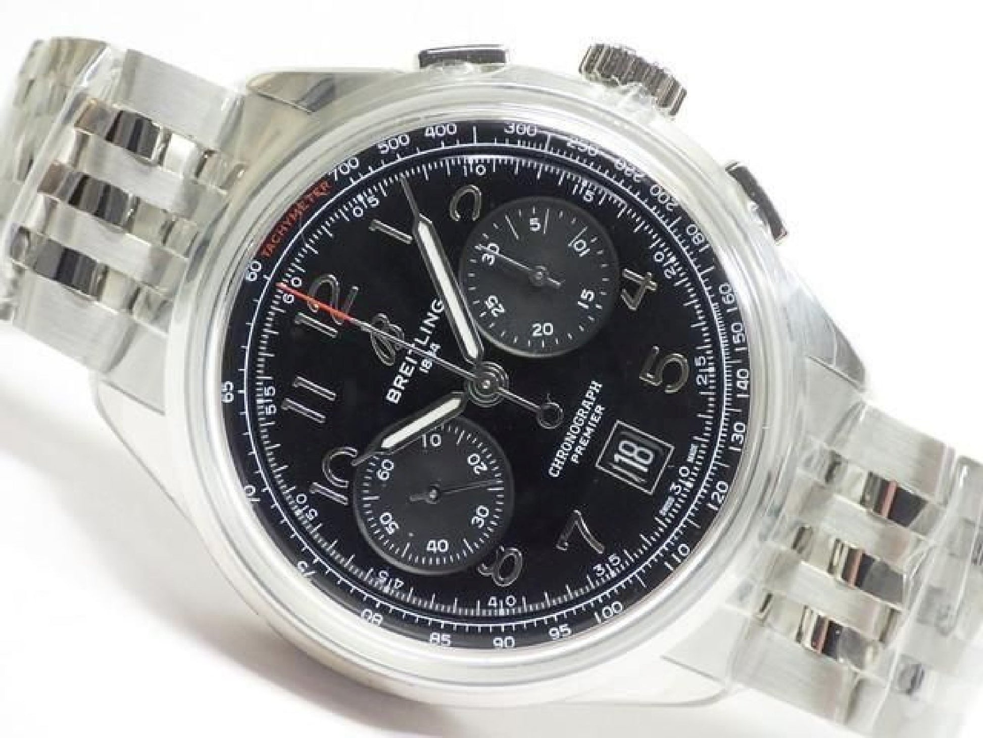 BREITLING Premier B01 Chronograph 42 AB0145221B1A1 Herre 192607770 hannari-shop