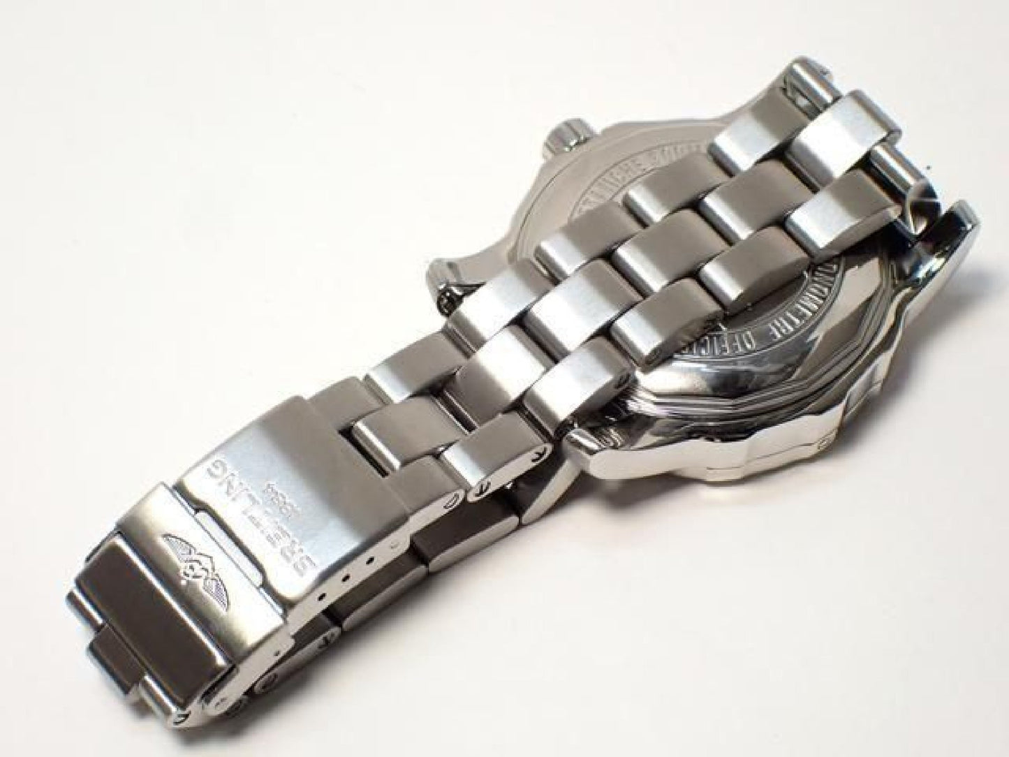 BREITLING Colt44 silver Bracelet quartz Genuine goods '11 Mens 192637145 hannari-shop