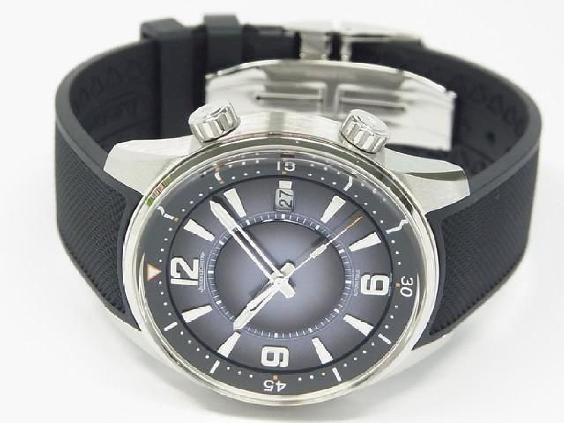 JAEGER LECOULTRE Polaris date Ocean gray Q9068650 Mens 192660397 hannari-shop