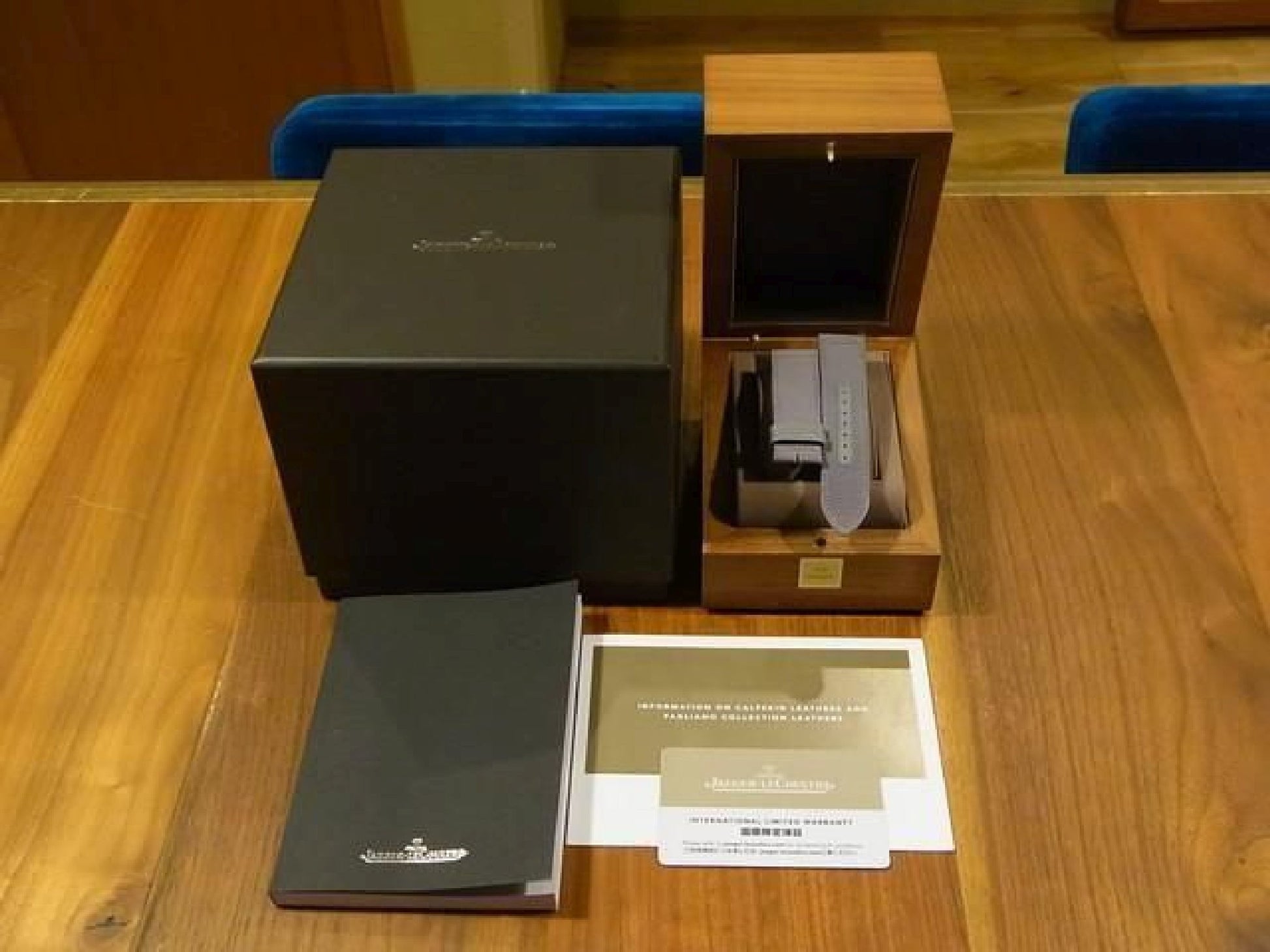 JAEGER LECOULTRE Polaris date Ocean gray Q9068650 Mens 192660397 hannari-shop