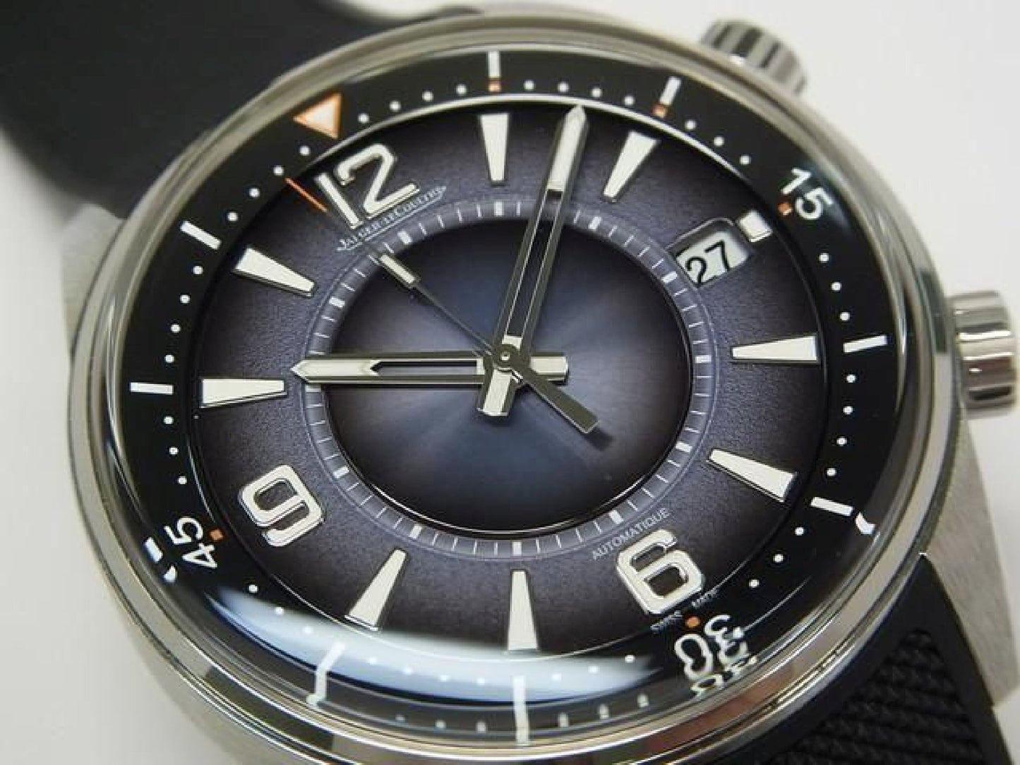 JAEGER LECOULTRE Polaris date Ocean gray Q9068650 Mens 192660397 hannari-shop