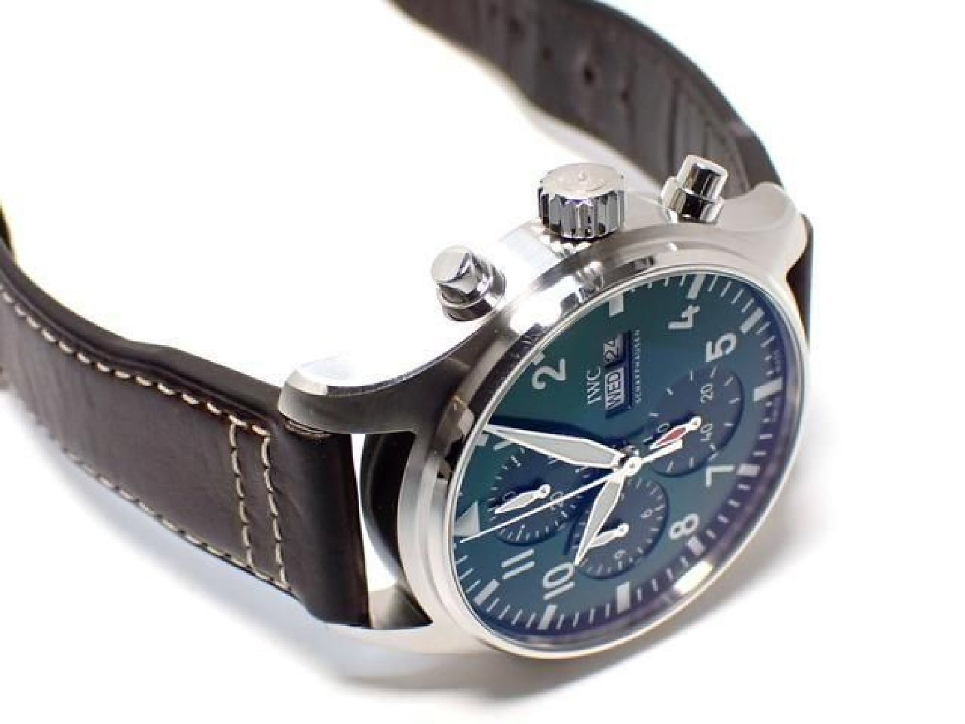 IWC Pilot's watch Chronograph green IW378005 '25 Mens 192735088 hannari-shop