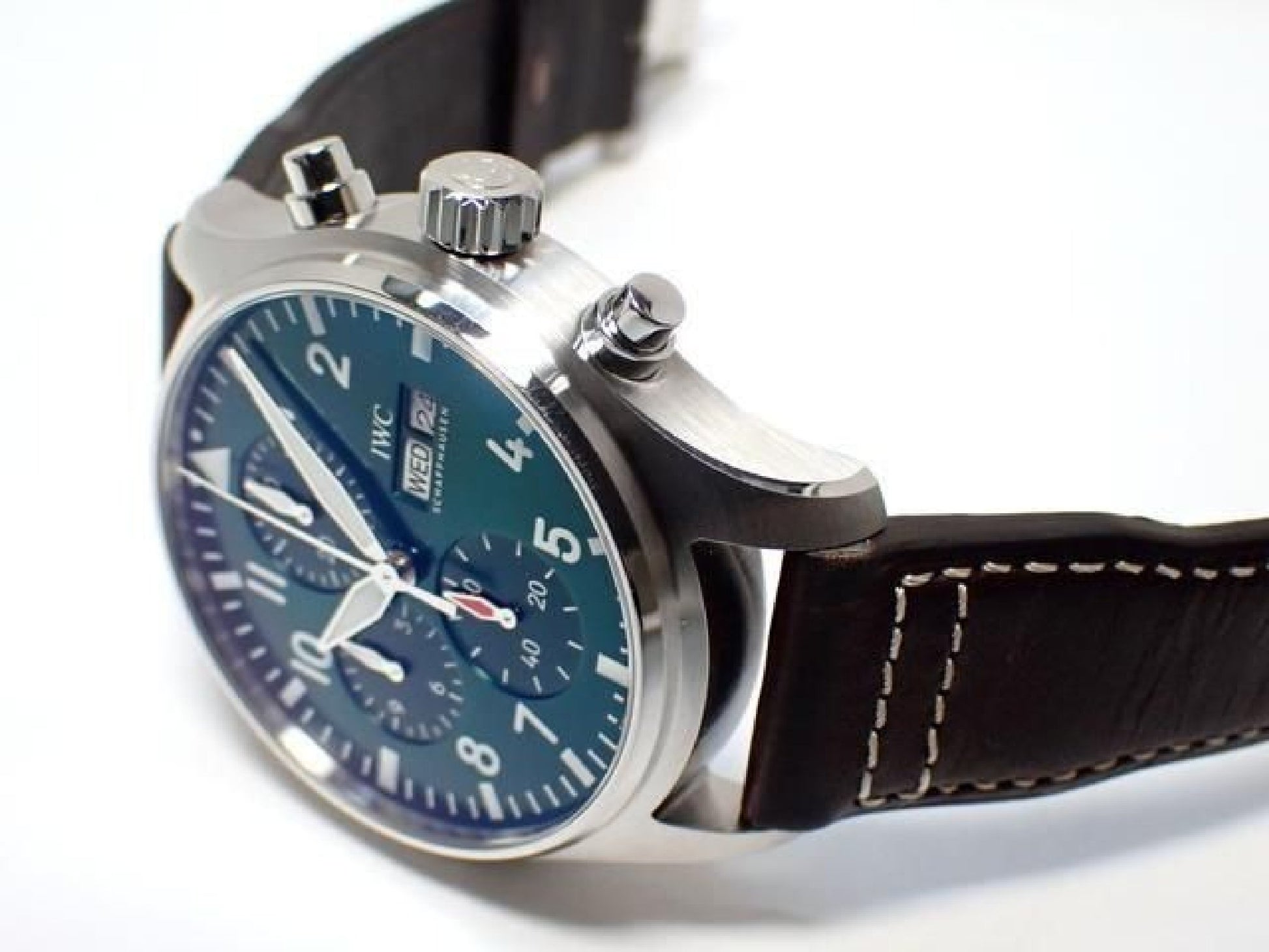 IWC Pilot's watch Chronograph green IW378005 '25 Mens 192735088 hannari-shop
