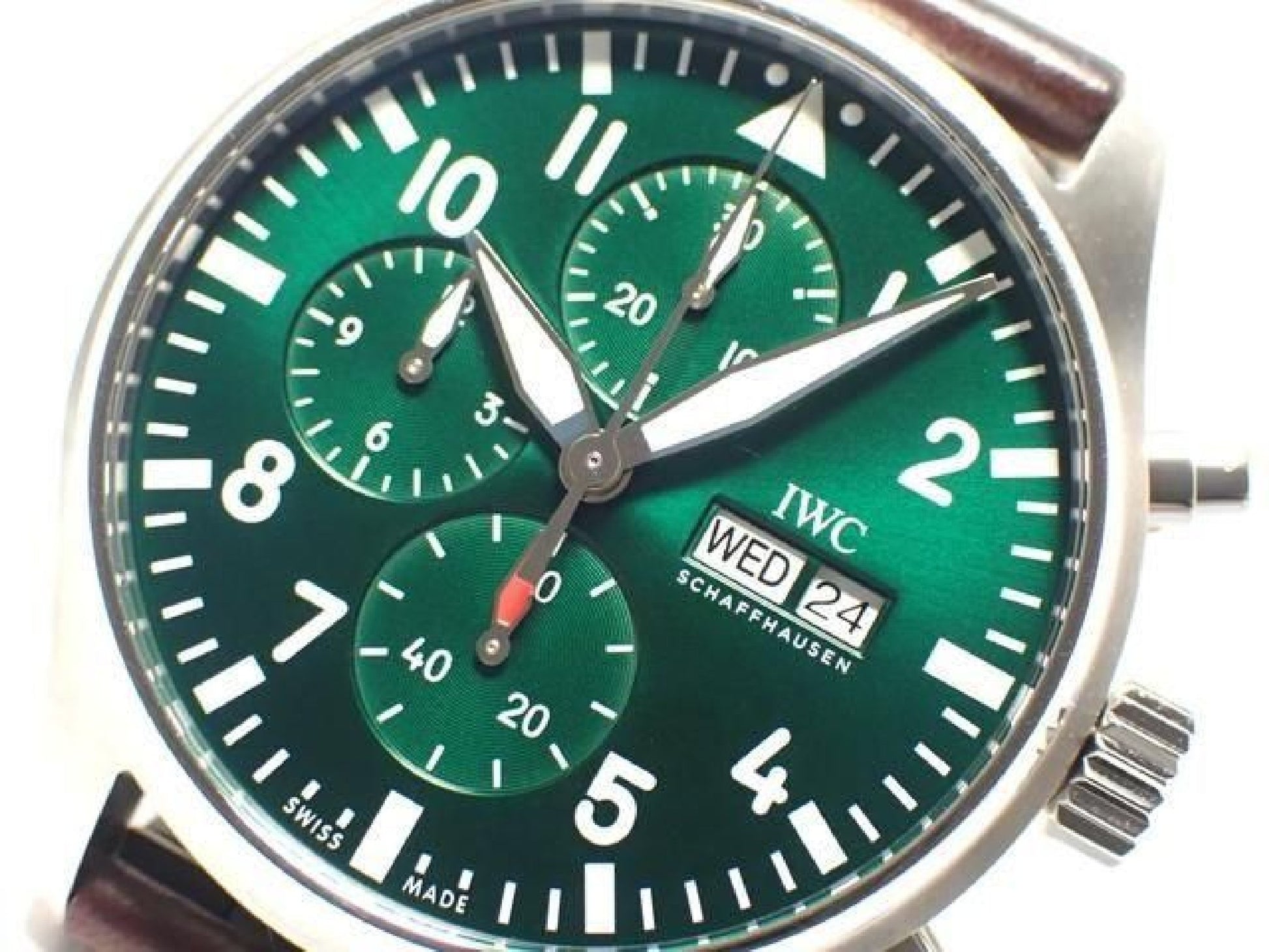 IWC Pilot's watch Chronograph green IW378005 '25 Mens 192735088 hannari-shop