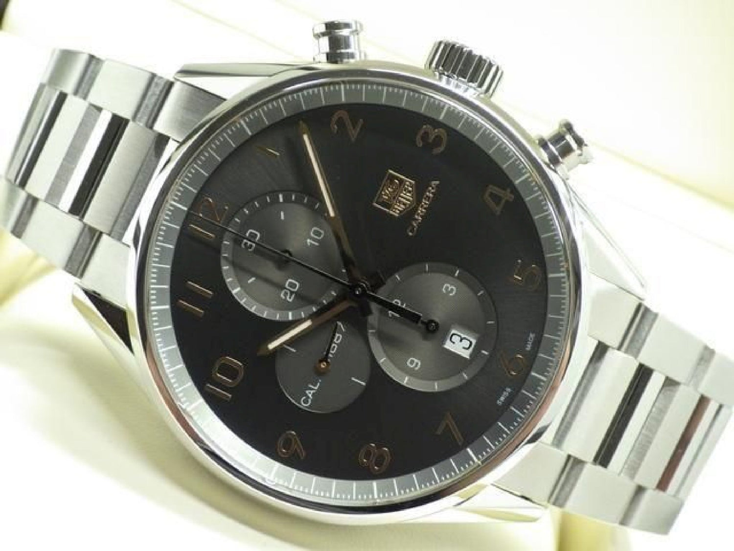 TAG HEUER tag Heuer Carrera Chronograph Calibre1887 43 MM CAR2013.BA0799 Mens 192833032 hannari-shop