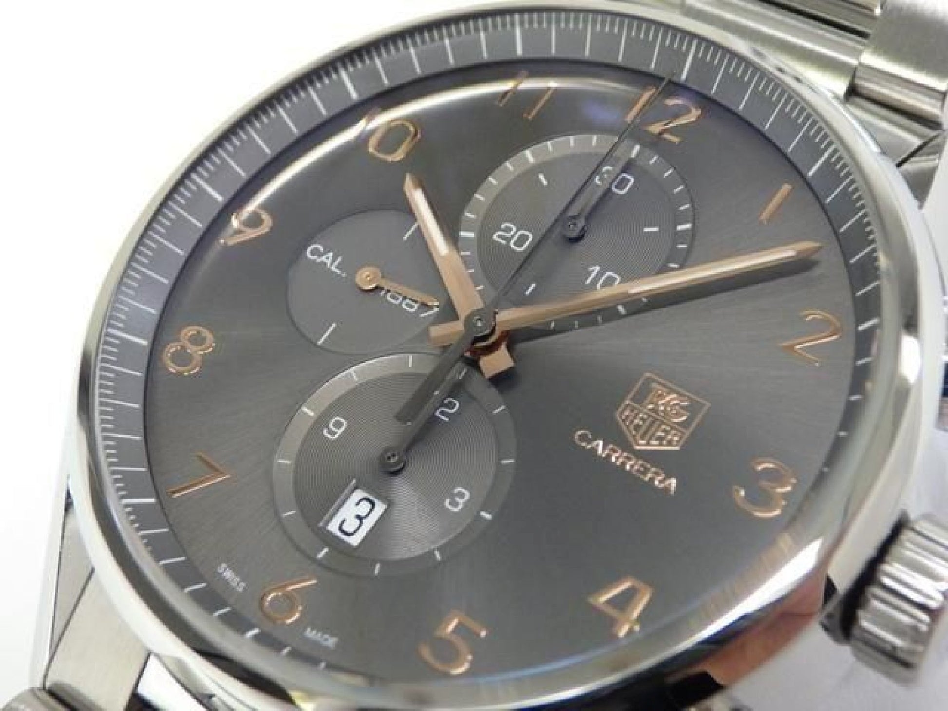 TAG HEUER tag Heuer Carrera Chronograph Calibre1887 43 MM CAR2013.BA0799 Mens 192833032 hannari-shop