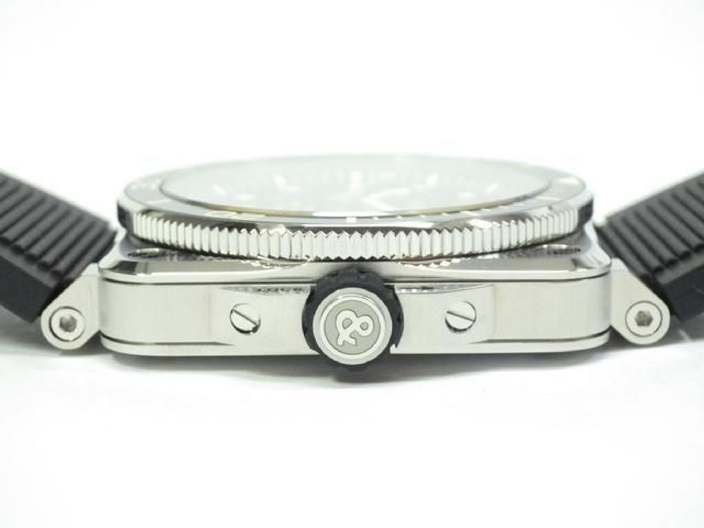 BELL & ROSS BR03 DIVER acier noir 42 MM BR03A-D-BL-ST/SRB Homme 192874791 hannari-shop
