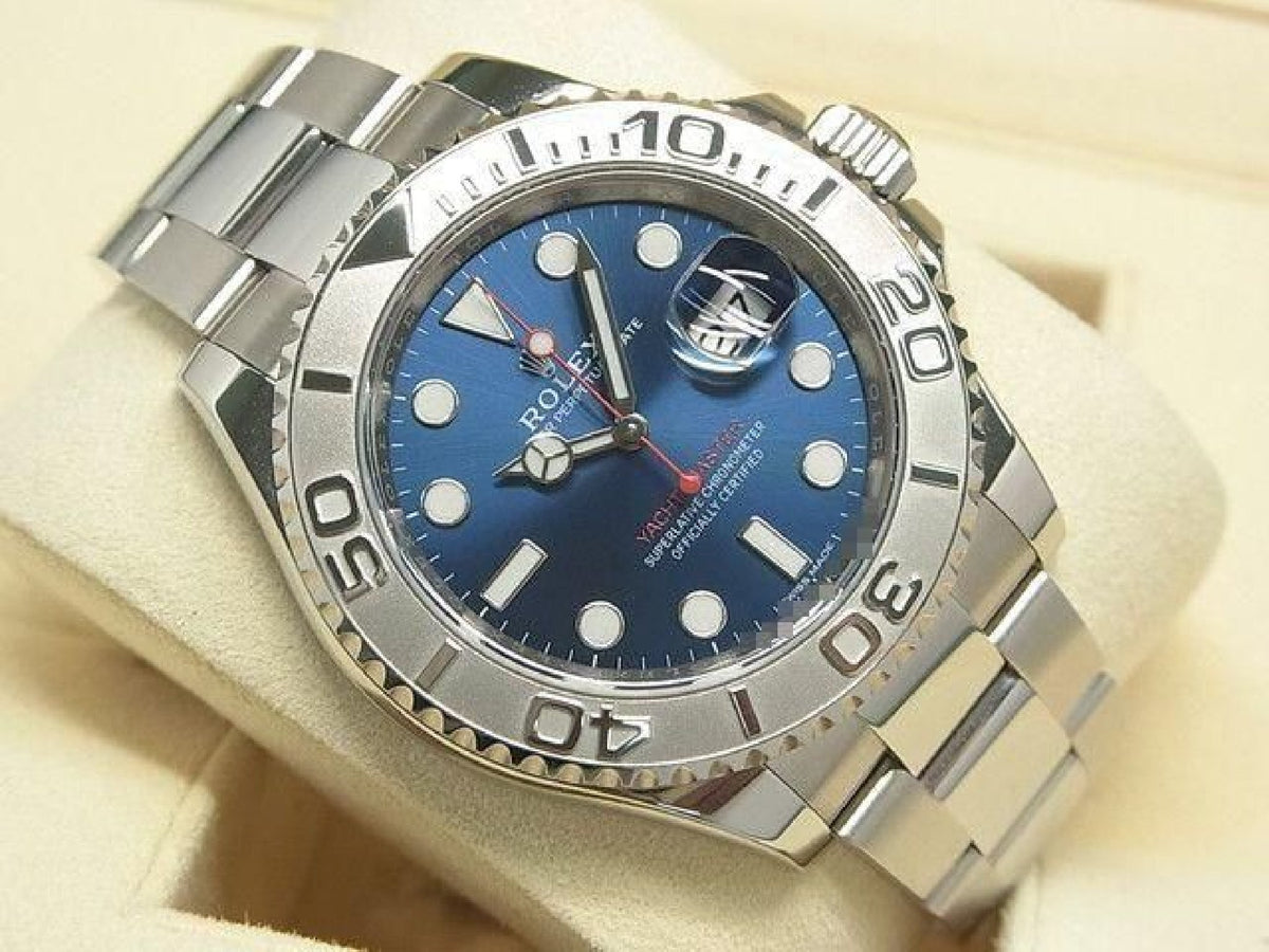 ROLEX YACHT-MASTER 40 blue Dial 116622 '18 purchased Mens 192875608 hannari-shop