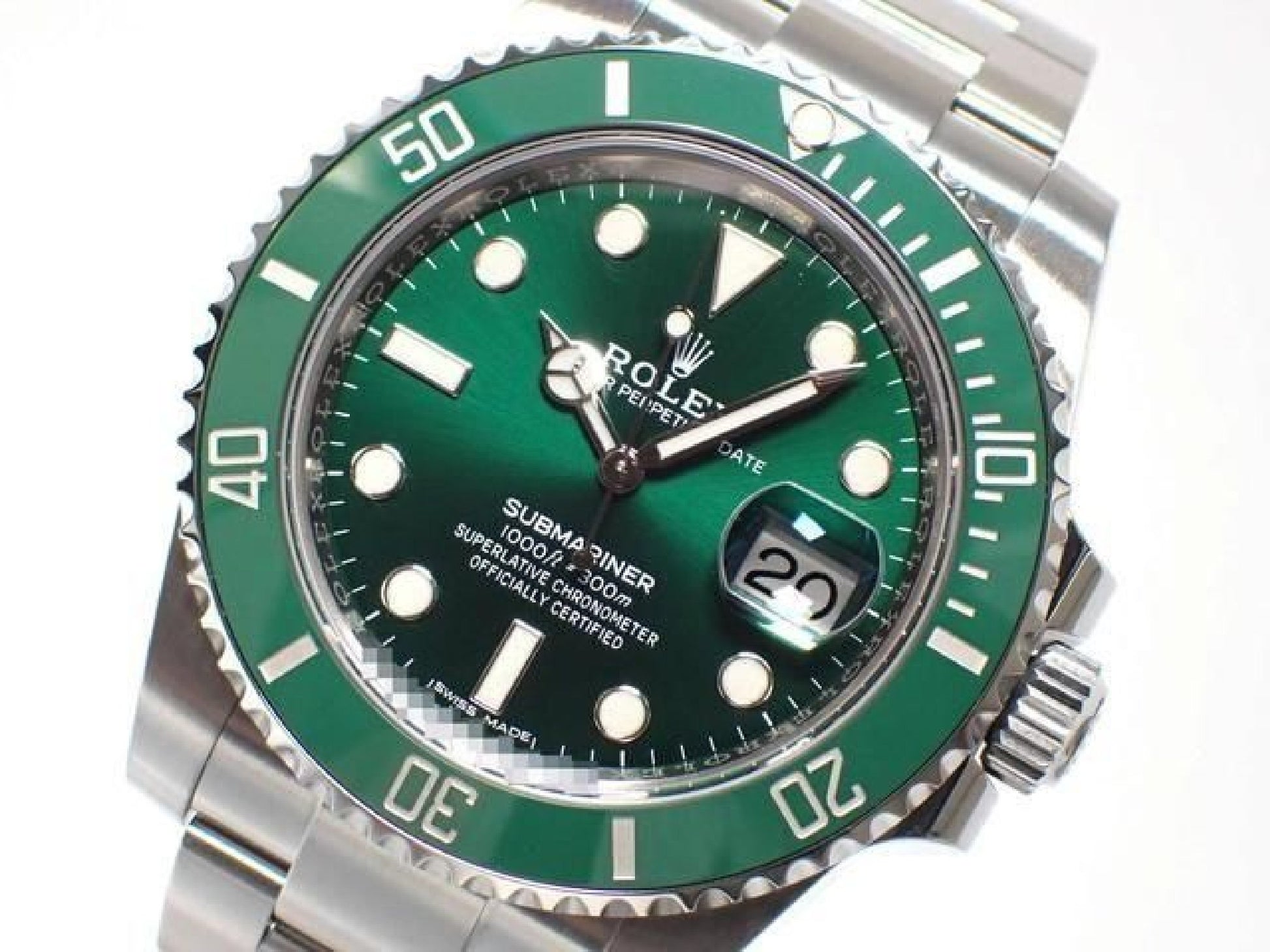 ROLEX Submariner date green Ref.116610LV '20 Aug Mens 192892857 hannari-shop