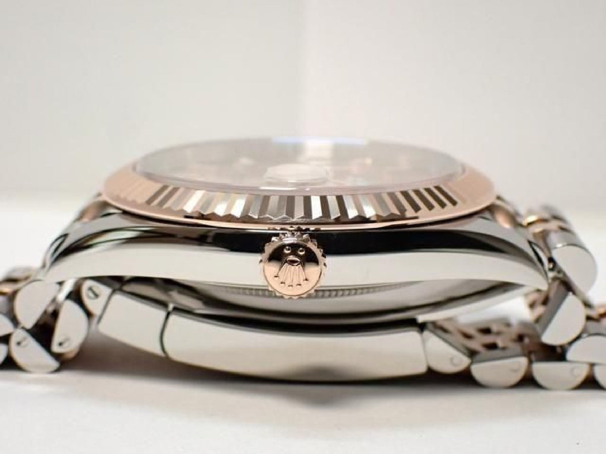 ROLEX Datejust 41 SS x Everose Gold combinazione Sundust Dial 126331 Uomo 192921054 hannari-shop
