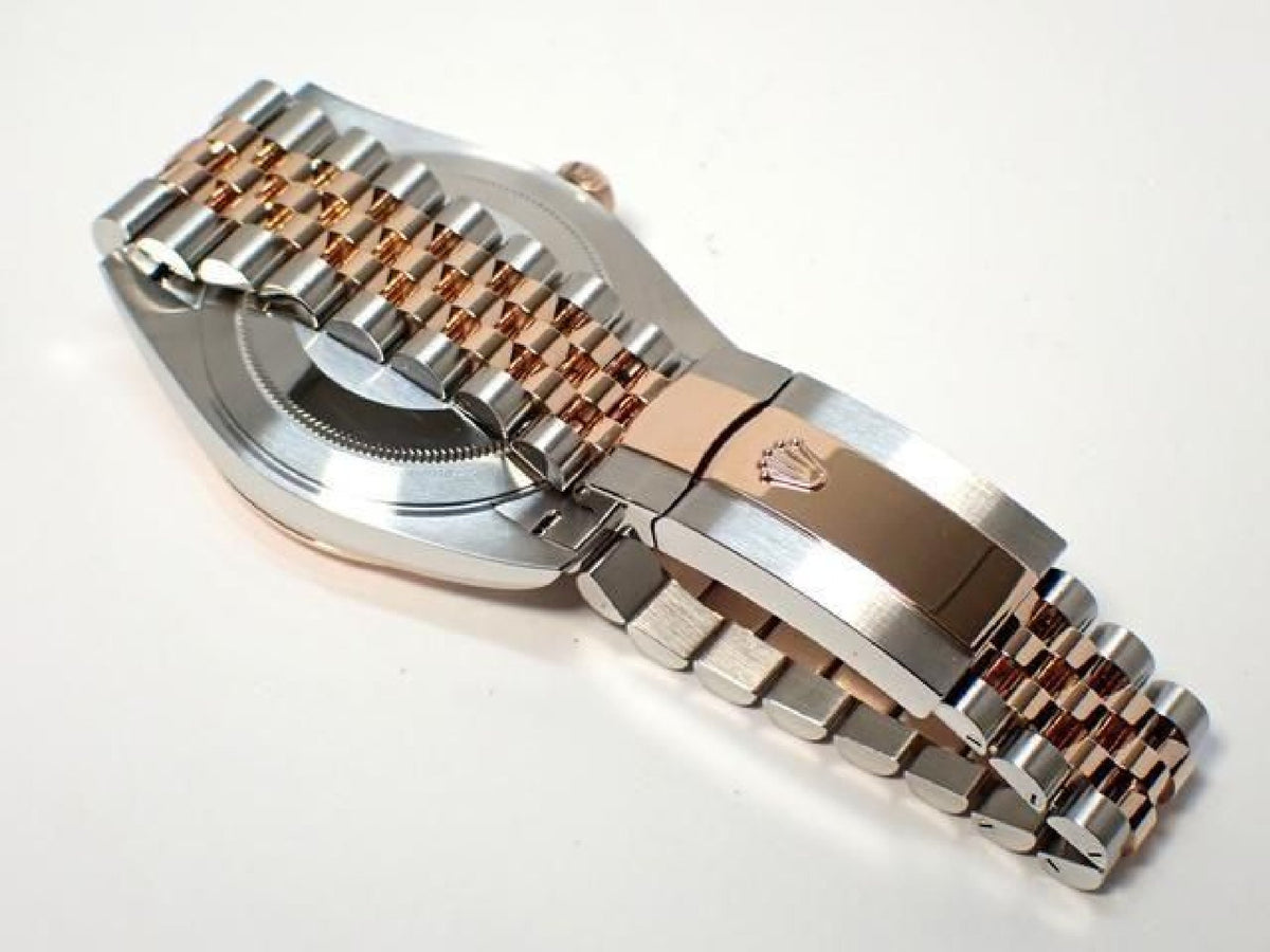 ROLEX Datejust 41 SS x Everose Gold combinazione Sundust Dial 126331 Uomo 192921054 hannari-shop