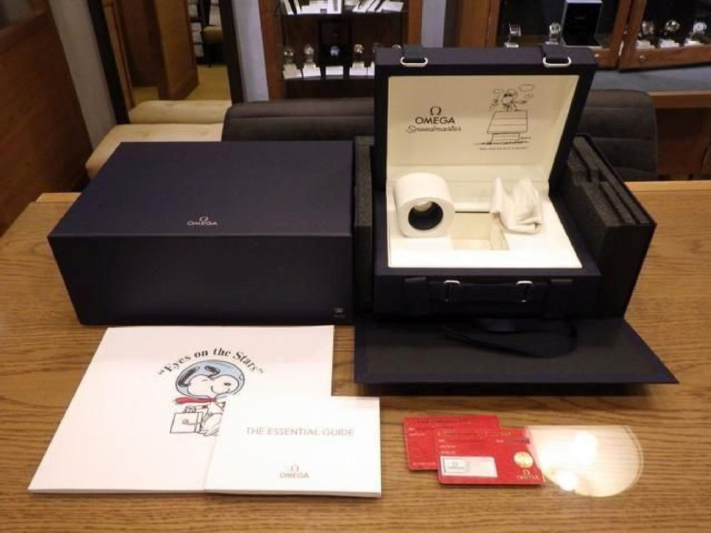 OMEGA Speedmaster Silver Snoopy Award 50-års jubilæumsmodel 310.32.42.50.02.001 '26 købt ubrugt til mænd 192952015 hannari-shop