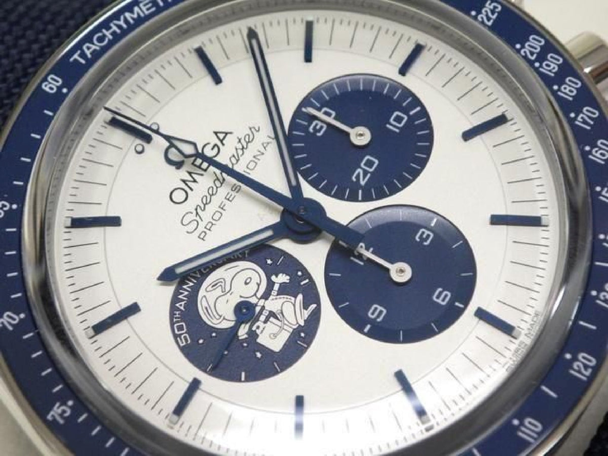 OMEGA Speedmaster Silver Snoopy Award 50-års jubilæumsmodel 310.32.42.50.02.001 '26 købt ubrugt til mænd 192952015 hannari-shop