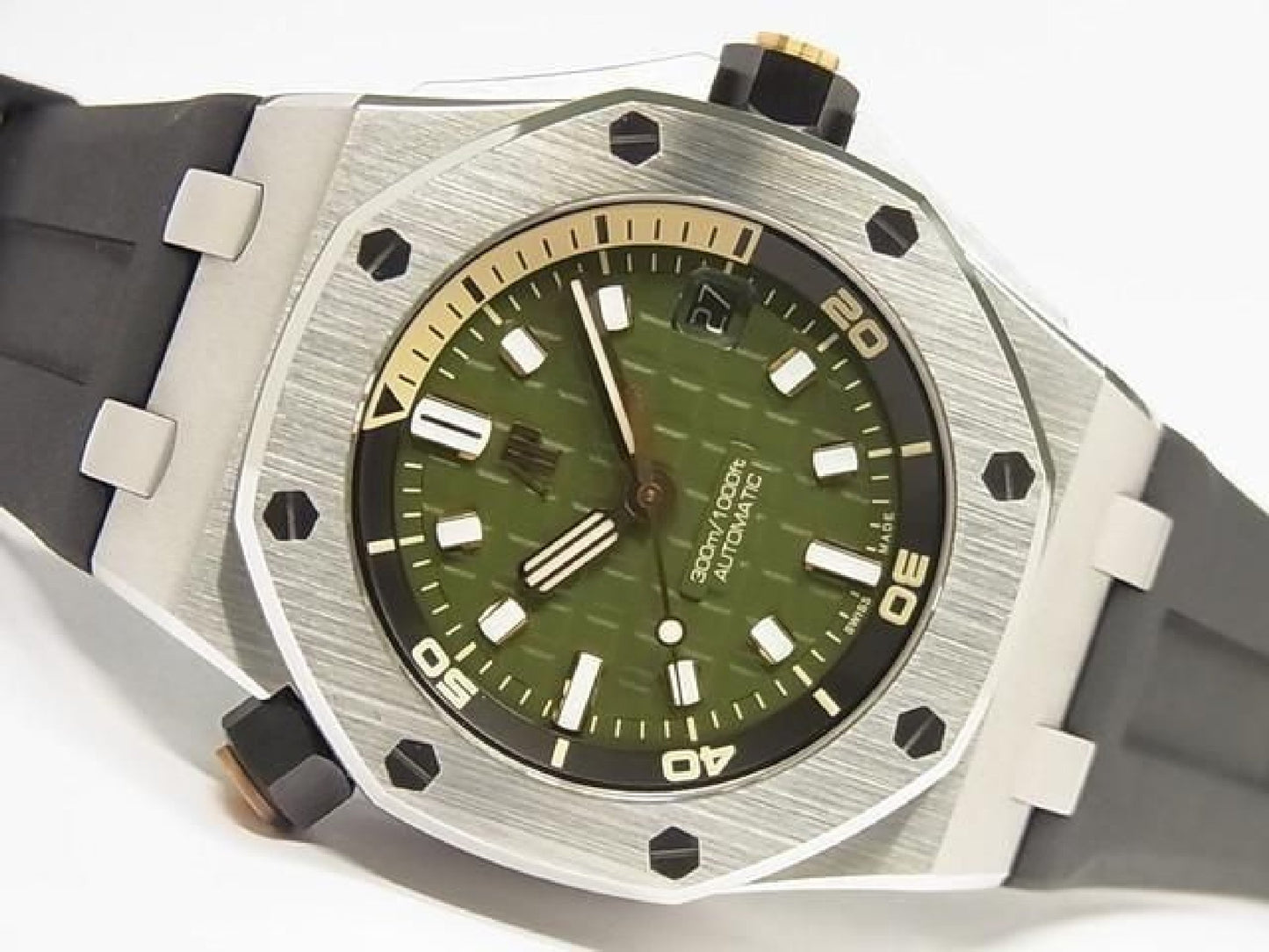 AUDEMARS PIGUET Royal Oak Offshore Diver kaki groen 15720ST.OO.A052CA.01 Heren 192952170 hannari-shop