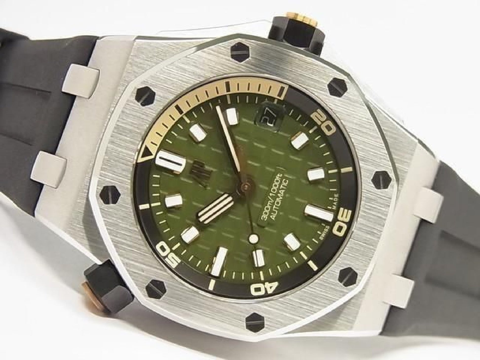 AUDEMARS PIGUET Royal Oak Offshore Diver kaki groen 15720ST.OO.A052CA.01 Heren 192952170 hannari-shop