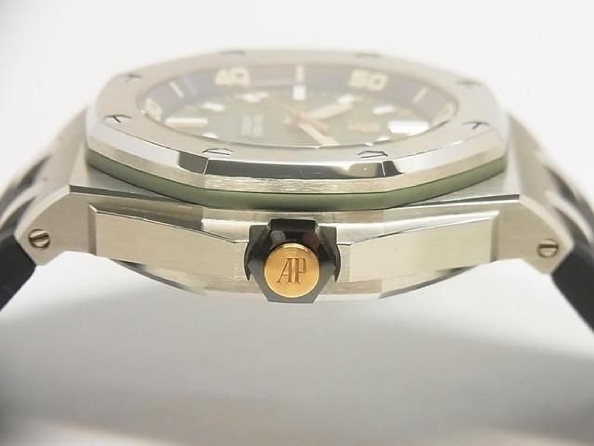 AUDEMARS PIGUET Royal Oak Offshore Diver kaki groen 15720ST.OO.A052CA.01 Heren 192952170 hannari-shop