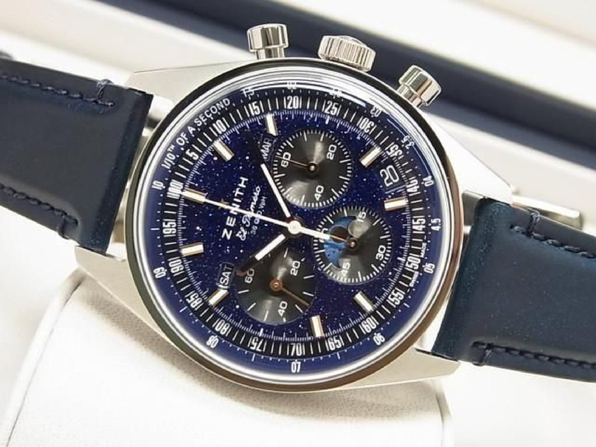 ZENITH Chrono Master Original triple calendar aventurine 03.3402.3610/53.C917  Lot Limited16 0 Lots Mens 192978469 hannari-shop