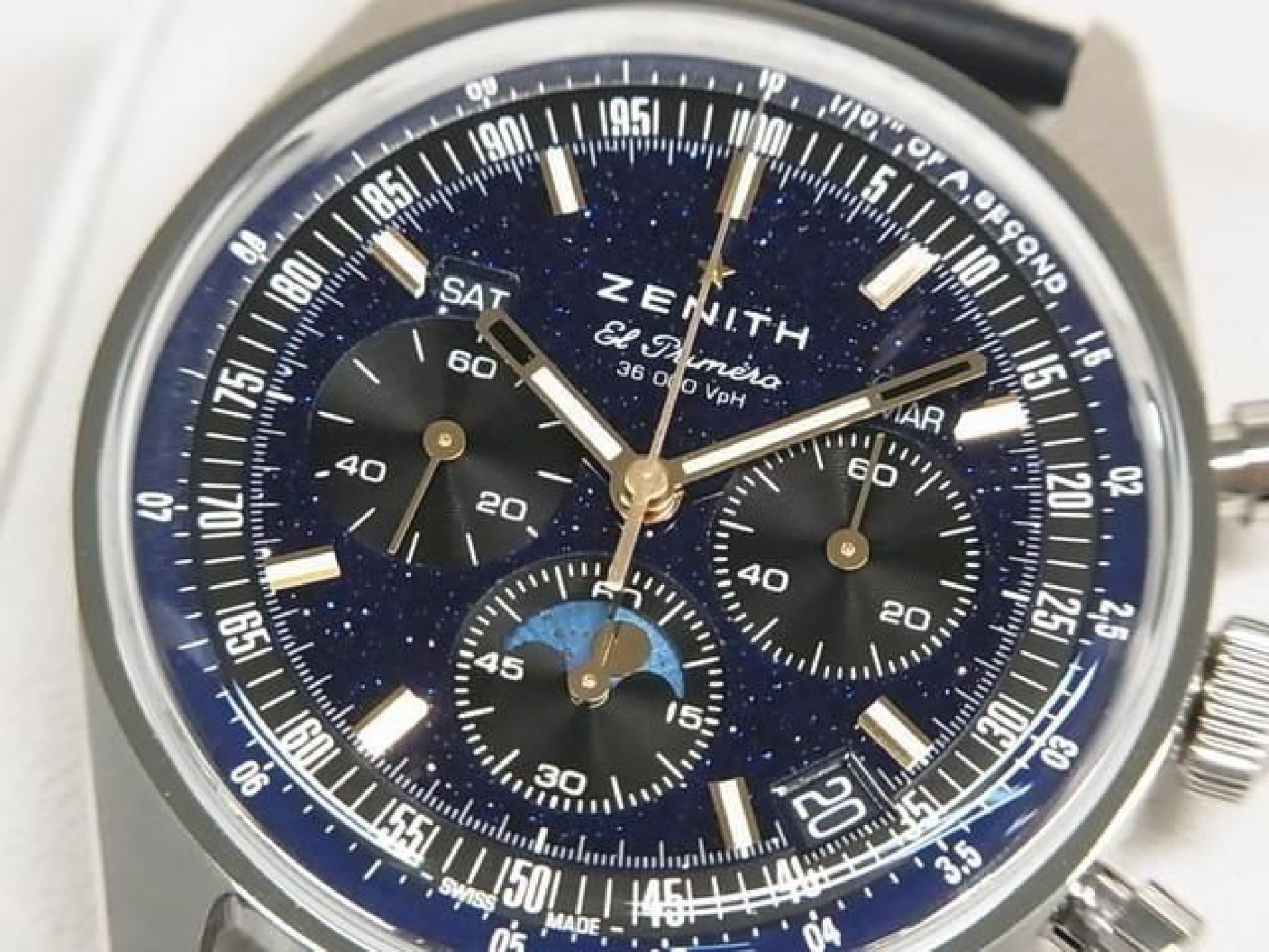 ZENITH Chrono Master Original triple calendar aventurine 03.3402.3610/53.C917  Lot Limited16 0 Lots Mens 192978469 hannari-shop