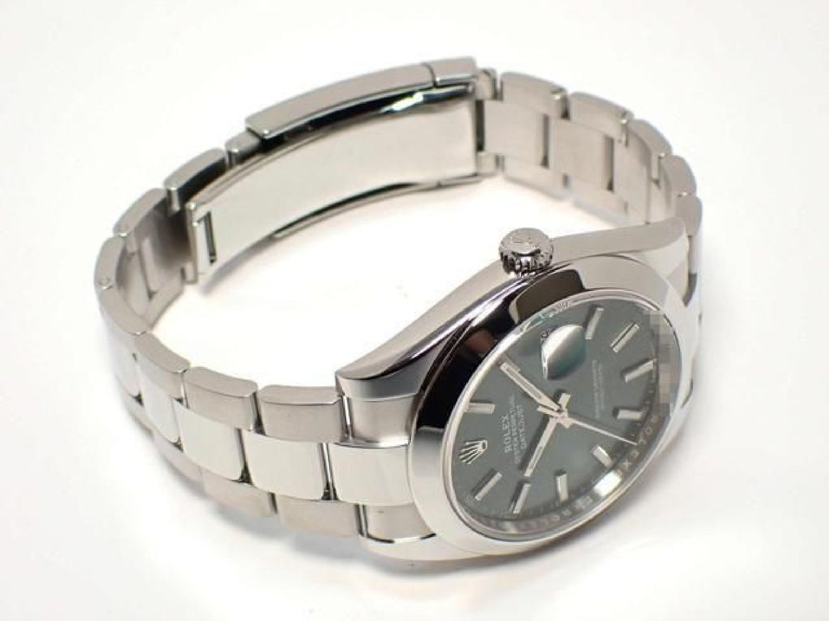 ROLEX Datejust 41 bracelet Oyster vert menthe 126300 '24 Homme 193108026 hannari-shop