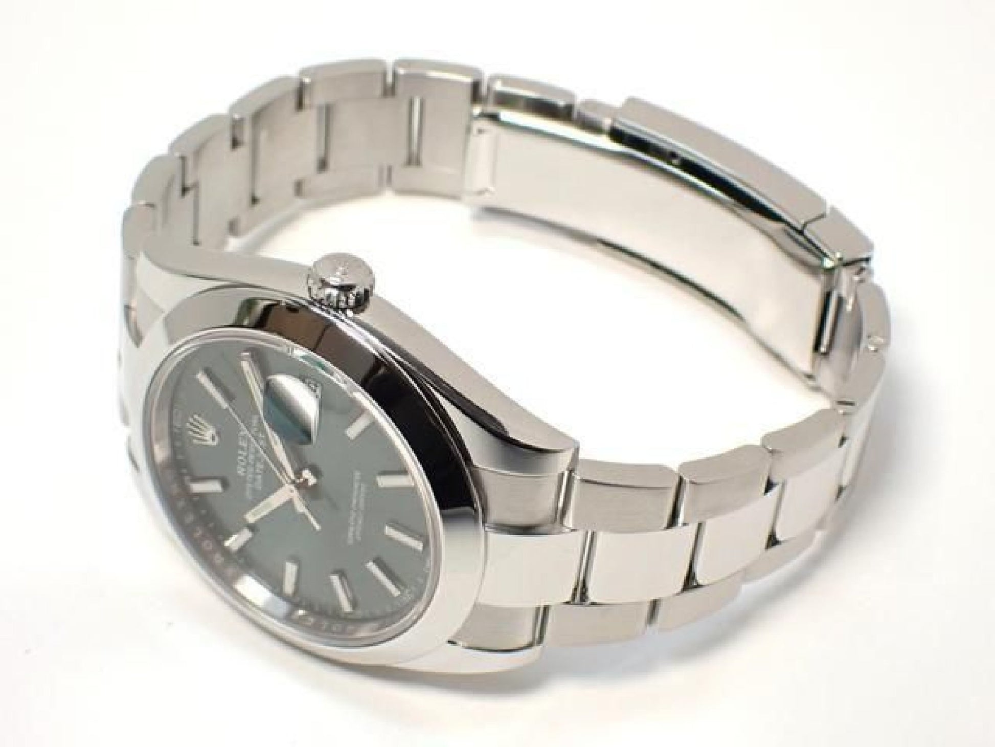 ROLEX Datejust 41 bracelet Oyster vert menthe 126300 '24 Homme 193108026 hannari-shop