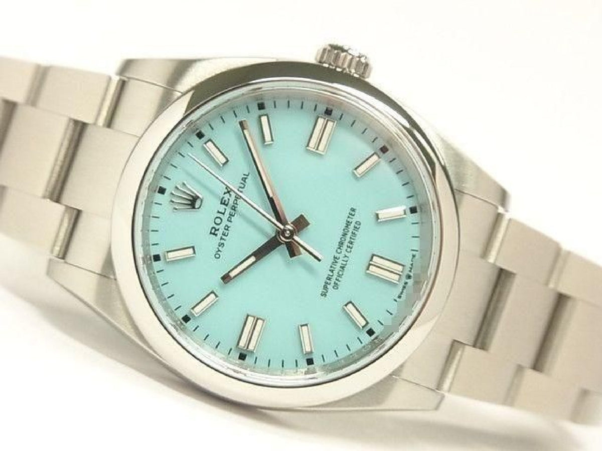 ROLEX Oyster PERPETUAL 36 turquoise 126000 '25 purchased Mens 193155855 hannari-shop