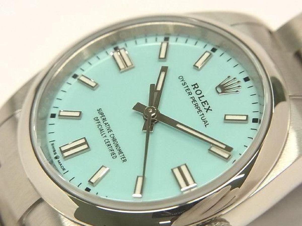 ROLEX Oyster PERPETUAL 36 turquoise 126000 '25 purchased Mens 193155855 hannari-shop