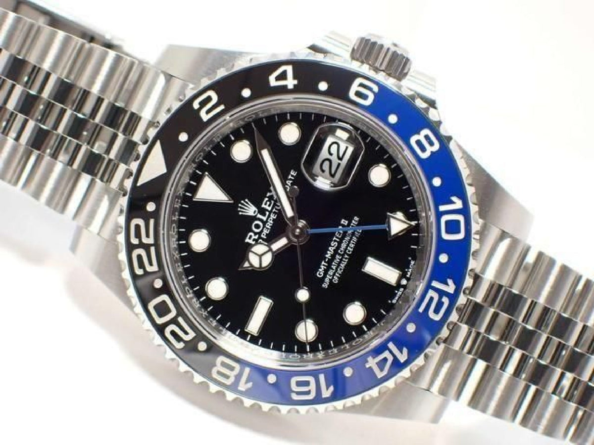 ROLEX GMT MasterII blue black bezel 126710BLNR Jubilee Bracelet '25 purchased Mens 193177198 hannari-shop