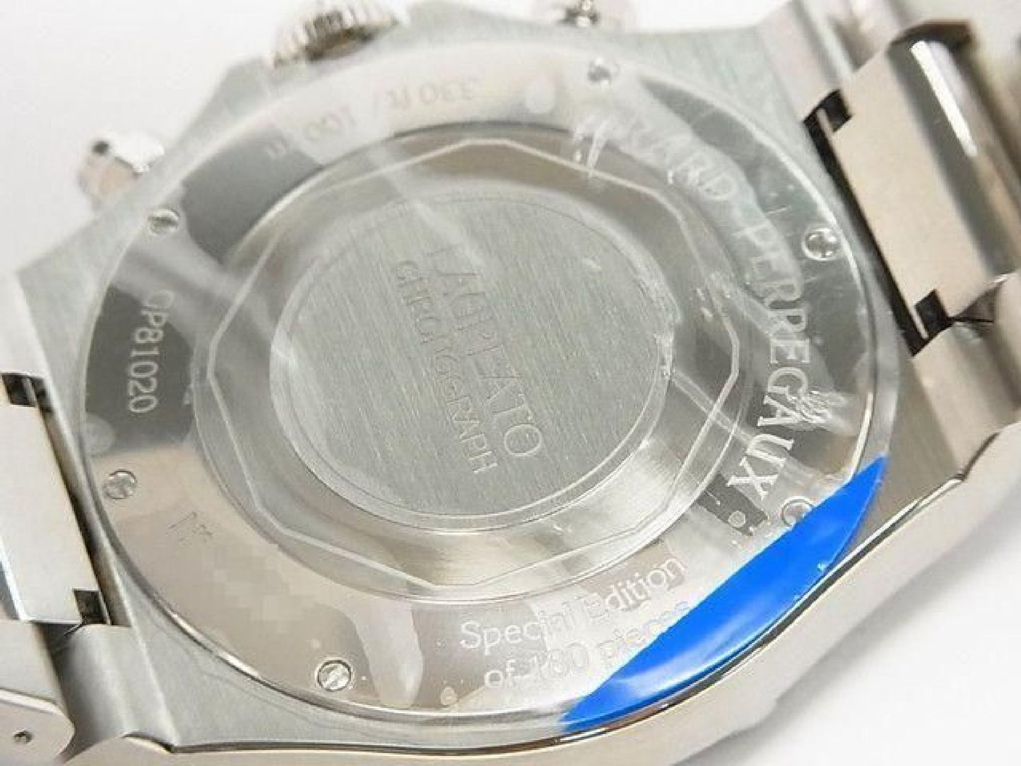 GIRARD PERREGAUX Laureato Chronograph 42 MM isblå world180 Lot Limited Herre 193178415 hannari-shop