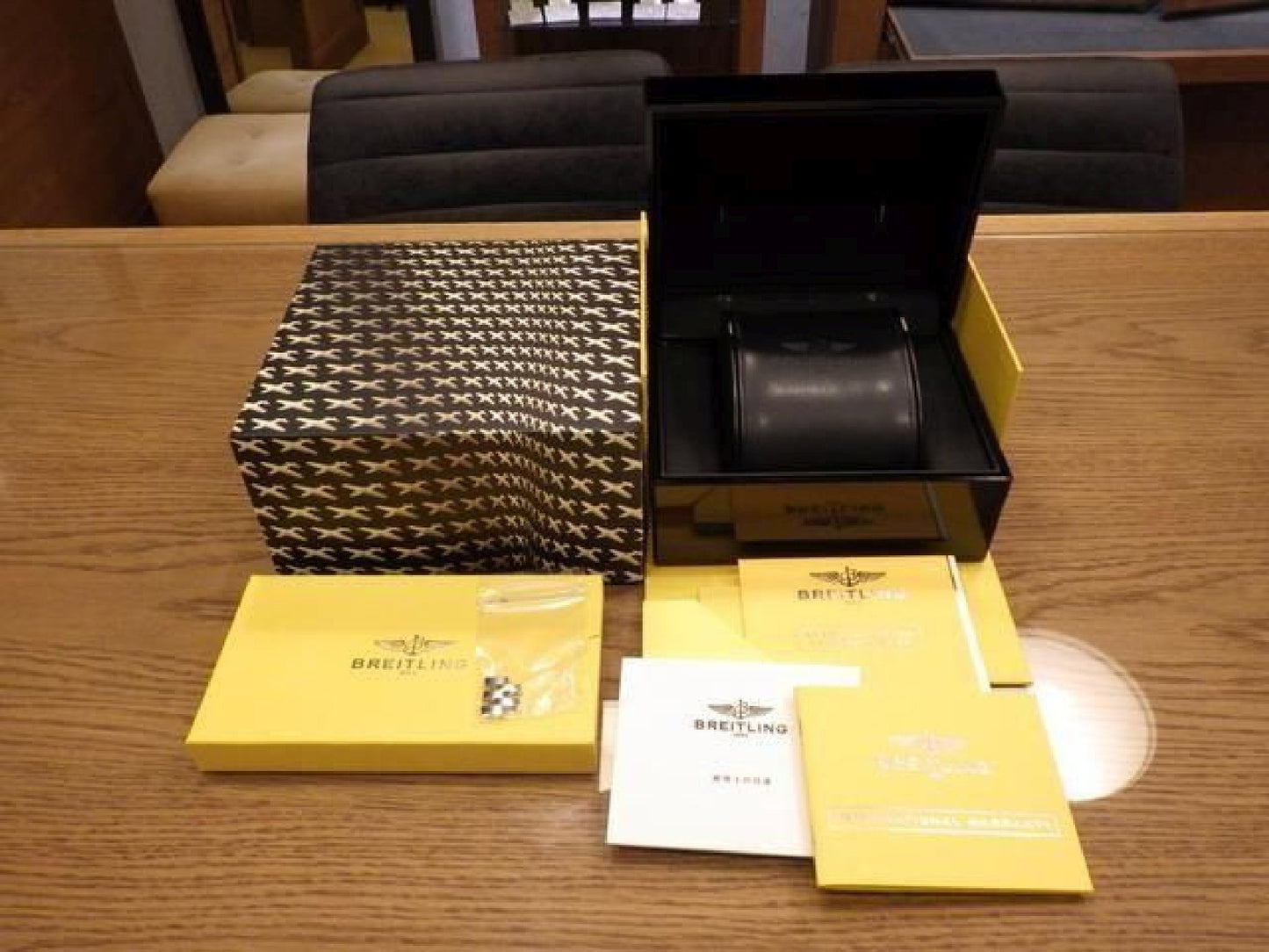BREITLING Chrono Mat44 blu A011C89PA Giappone autentico uomo 193183946 hannari-shop