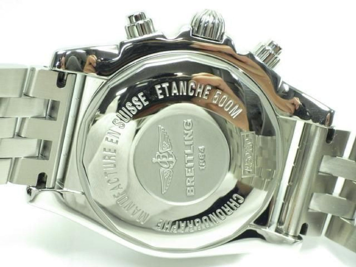 BREITLING Chrono Mat44 blu A011C89PA Giappone autentico uomo 193183946 hannari-shop