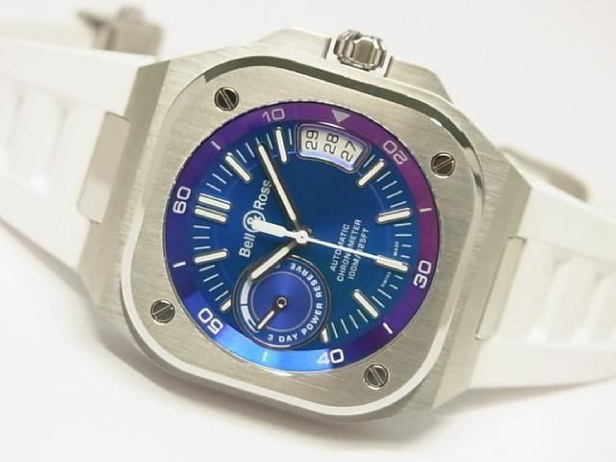 BELL & ROSS BR-X5 iridescent BRX5R-IRS-ST/SRB ongebruikt Heren 193184259 hannari-shop