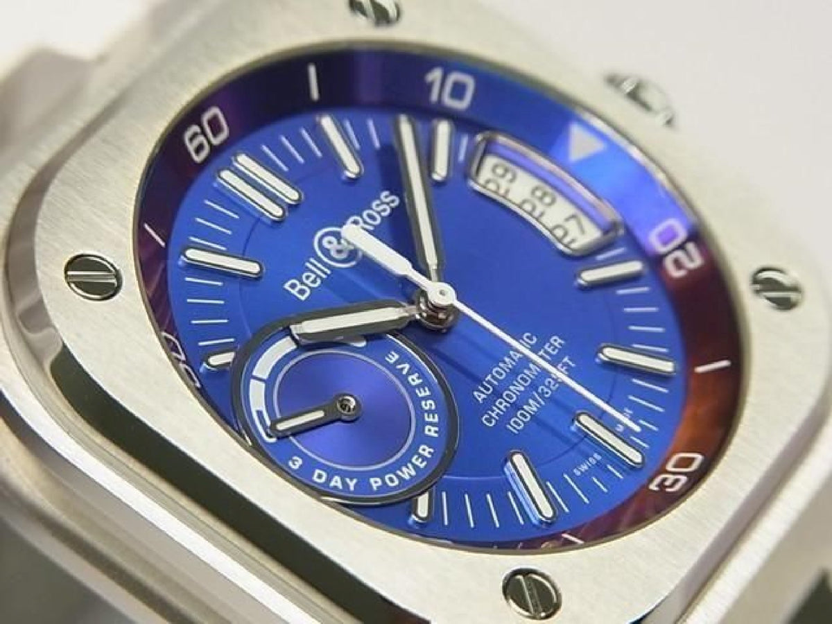 BELL & ROSS BR-X5 iridescent BRX5R-IRS-ST/SRB ongebruikt Heren 193184259 hannari-shop
