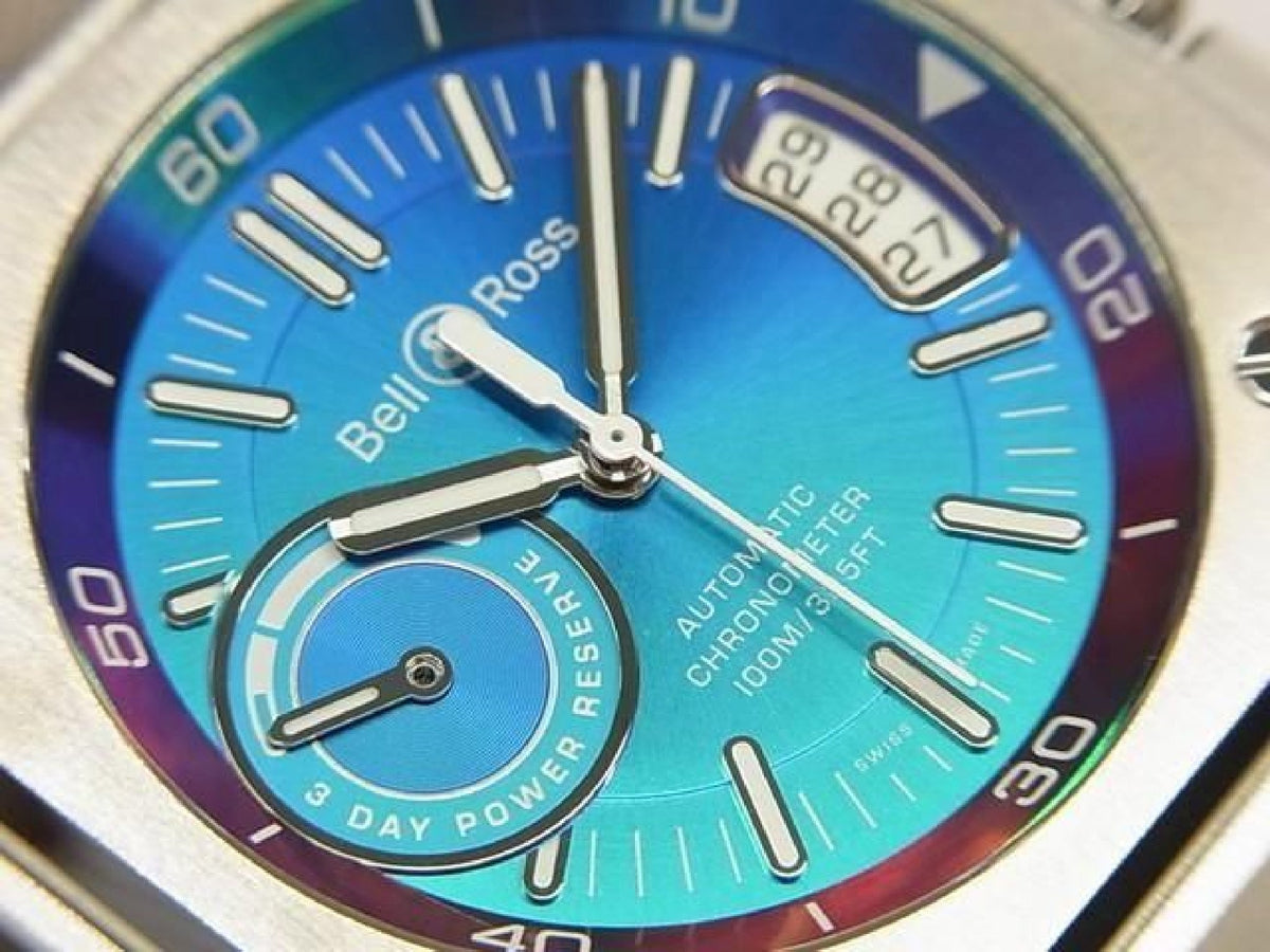 BELL & ROSS BR-X5 iridescent BRX5R-IRS-ST/SRB ongebruikt Heren 193184259 hannari-shop