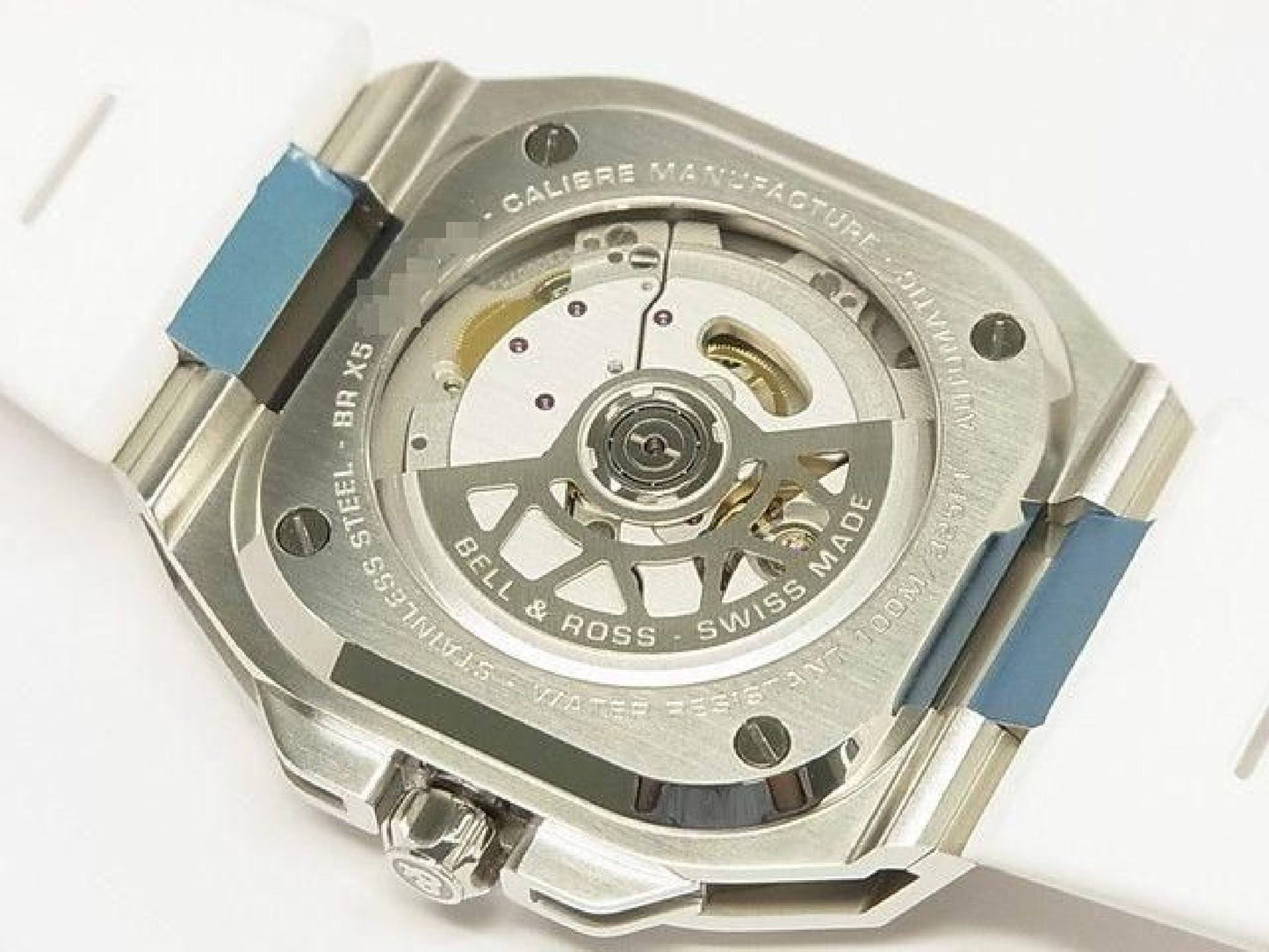 BELL & ROSS BR-X5 iridescent BRX5R-IRS-ST/SRB ongebruikt Heren 193184259 hannari-shop
