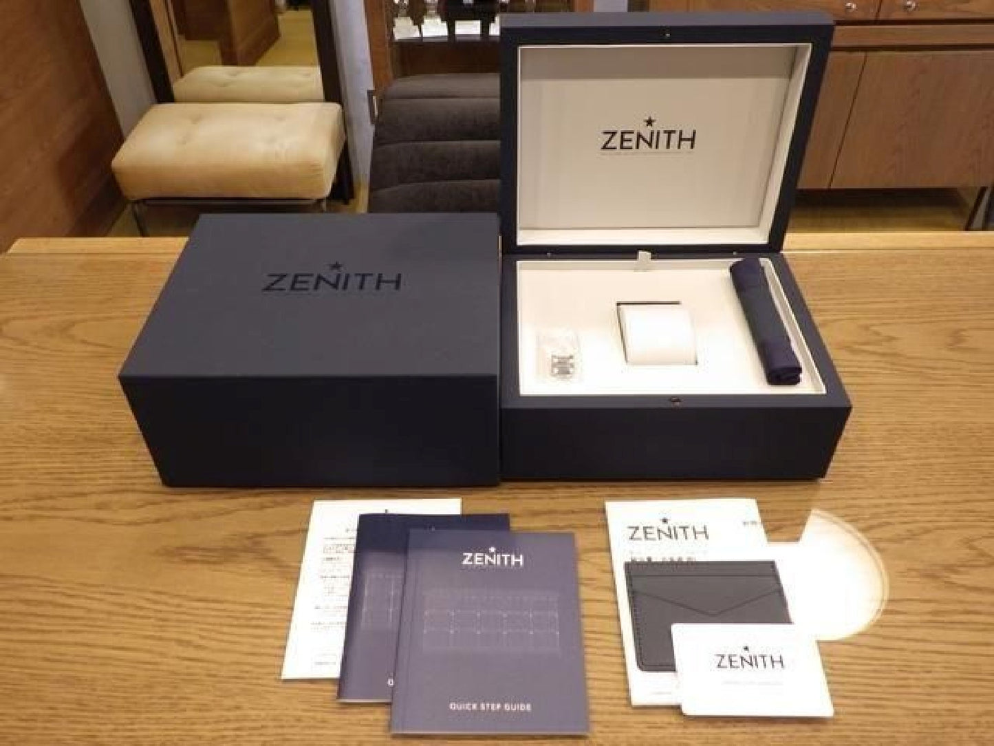 ZENITH Chrono Master sports Ref.03.3100.3600/69.M3100 Genuine goods '24 purchased Mens 193198077 hannari-shop