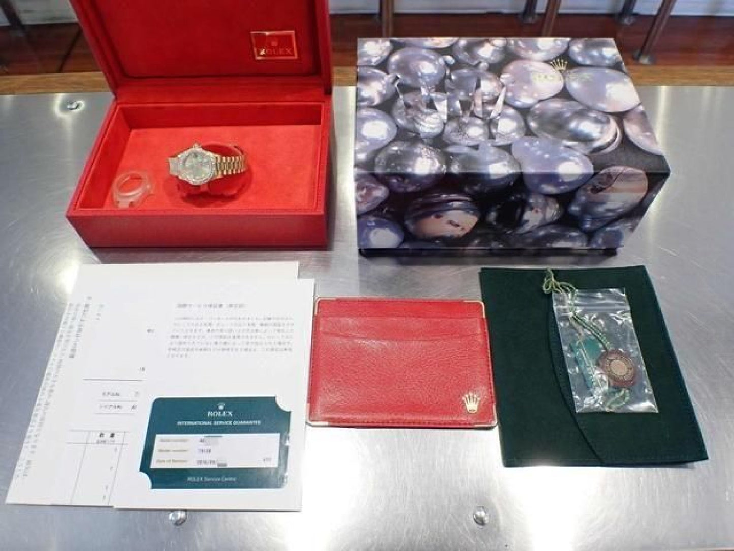 ROLEX Datejust champagne 10P diamantkrans diamant 18KYG President-armbånd A-serie herre 193199743 hannari-shop