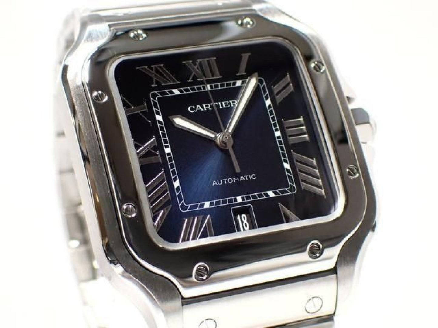 CARTIER Santos de  LM blue WSSA0030 '24 Dames 193238805 hannari-shop