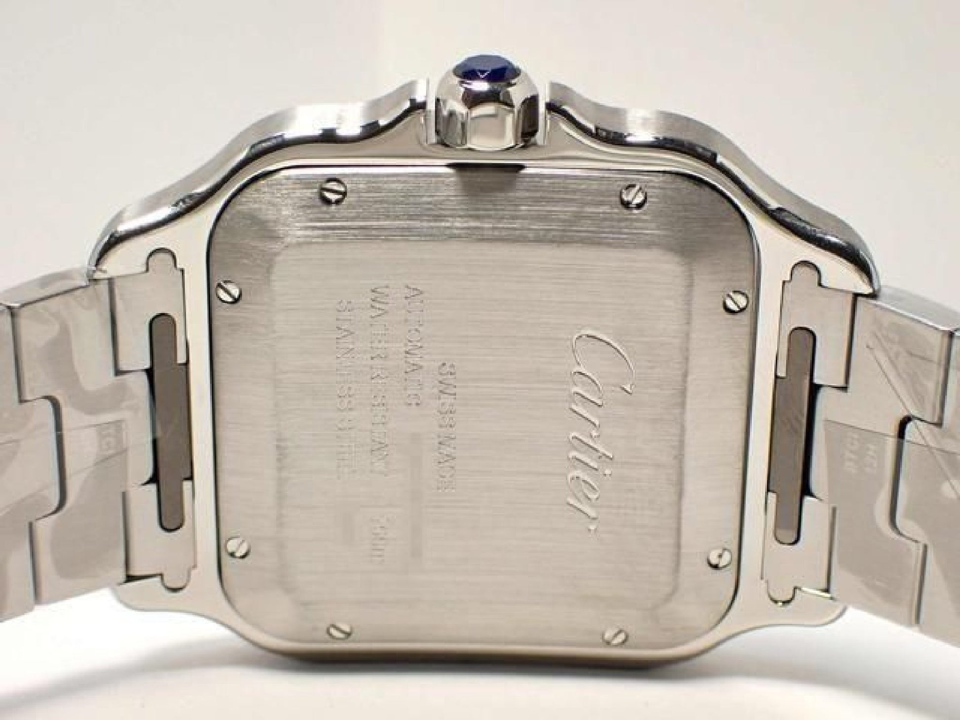 CARTIER Santos de  LM blue WSSA0030 '24 Dames 193238805 hannari-shop