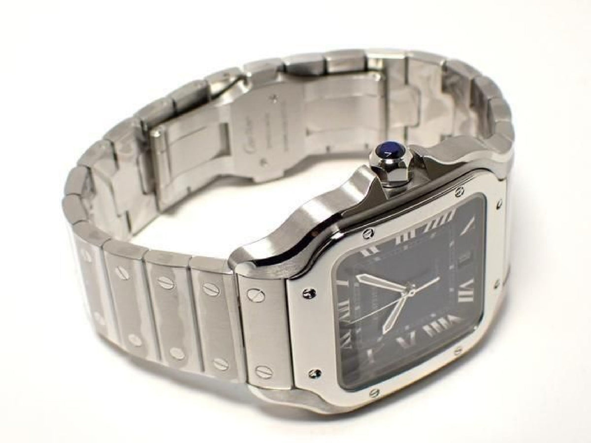CARTIER Santos de  LM blue WSSA0030 '24 Dames 193238805 hannari-shop