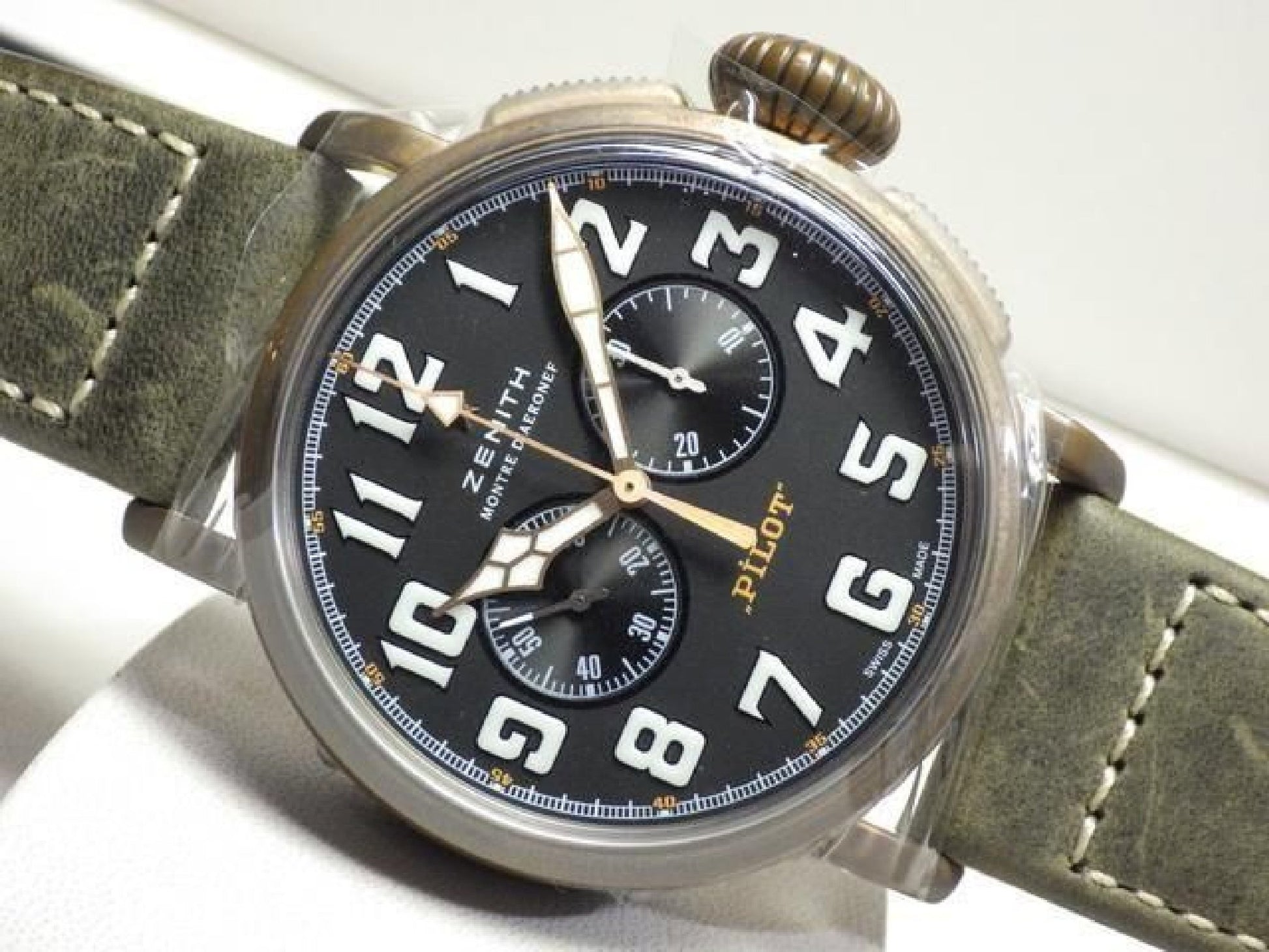 ZENITH Pilot's Type20 Chronograph EXTRA SPECIAL 29.2430.4069/21.C800 Mens 193285543 hannari-shop