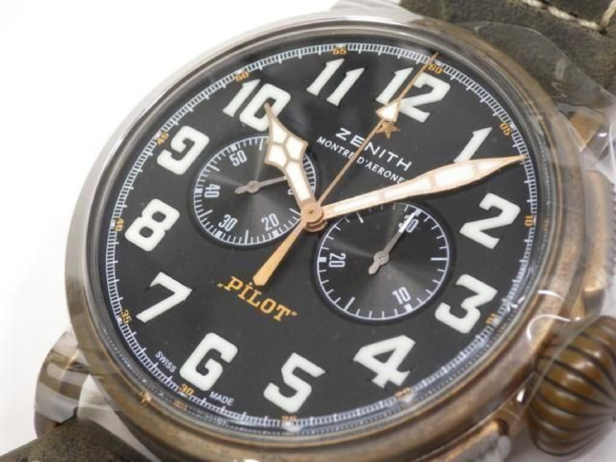 ZENITH Pilot's Type20 Chronograph EXTRA SPECIAL 29.2430.4069/21.C800 Mens 193285543 hannari-shop