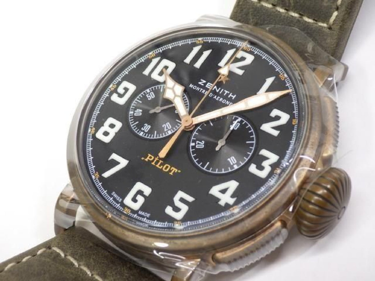 ZENITH Pilot's Type20 Chronograph EXTRA SPECIAL 29.2430.4069/21.C800 Mens 193285543 hannari-shop