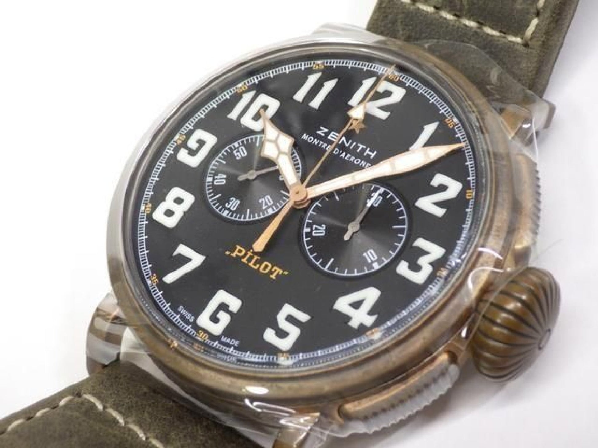ZENITH Pilot's Type20 Chronograph EXTRA SPECIAL 29.2430.4069/21.C800 Mens 193285543 hannari-shop