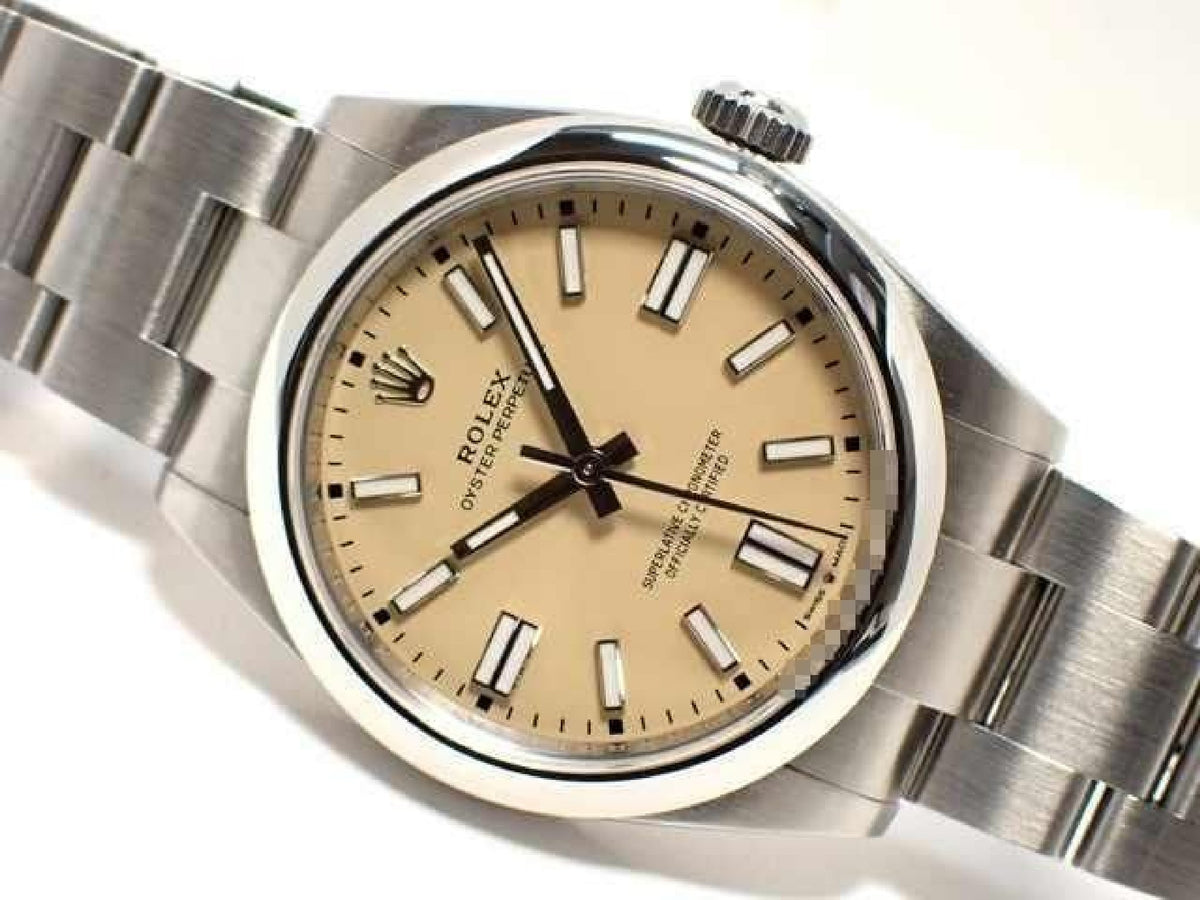 ROLEX Oyster PERPETUAL 41 beige 134300 '25 Mens 193295397 hannari-shop
