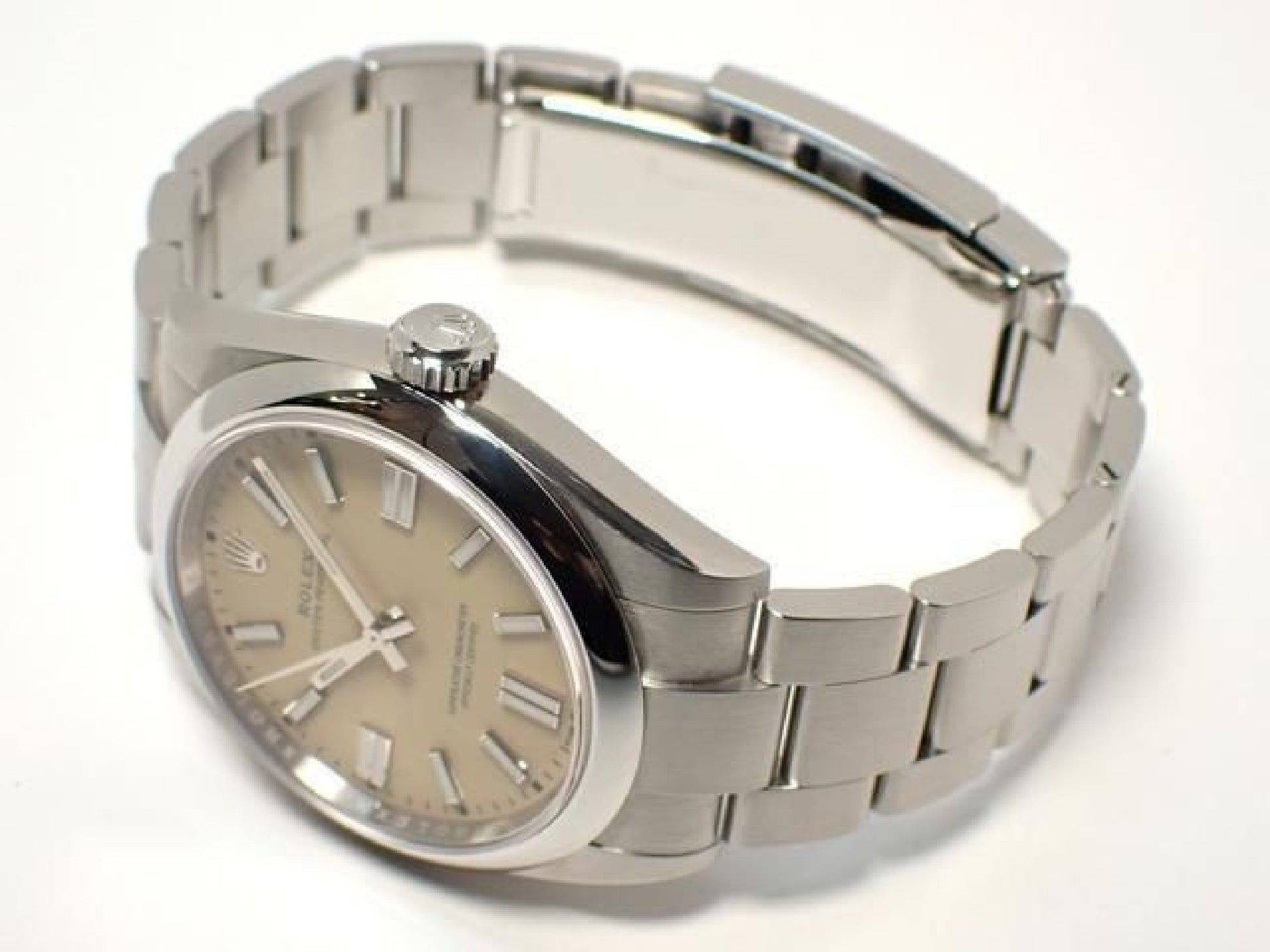 ROLEX Oyster PERPETUAL 41 beige 134300 '25 Mens 193295397 hannari-shop