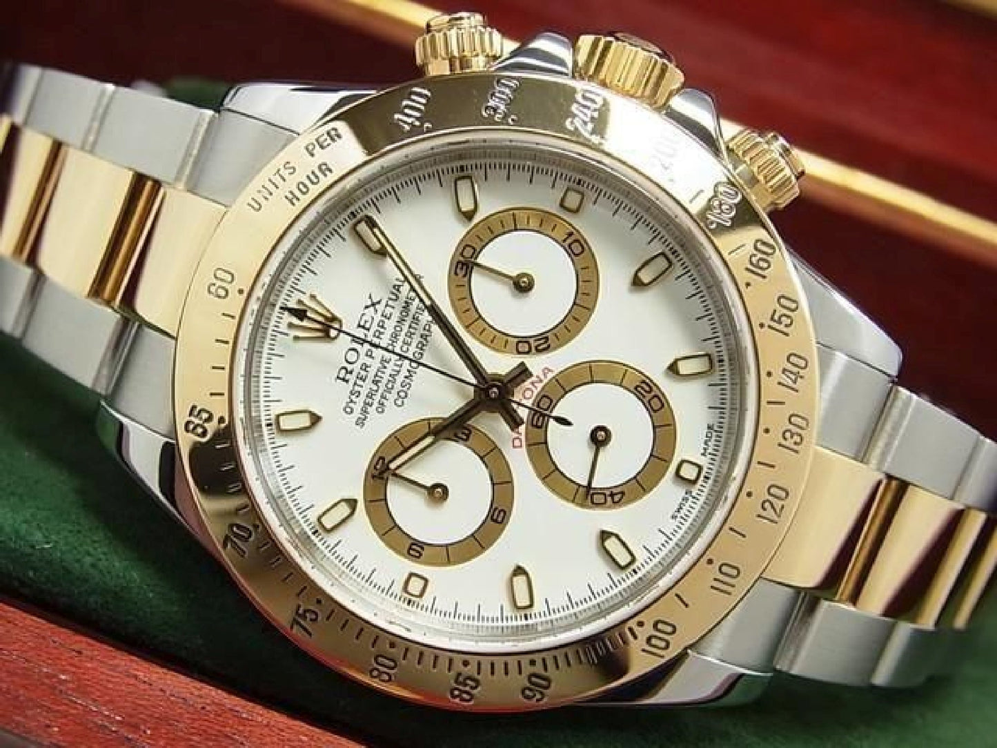 ROLEX Daytona combination white( cream) Ref.116523 Y series Mens 193326742 hannari-shop