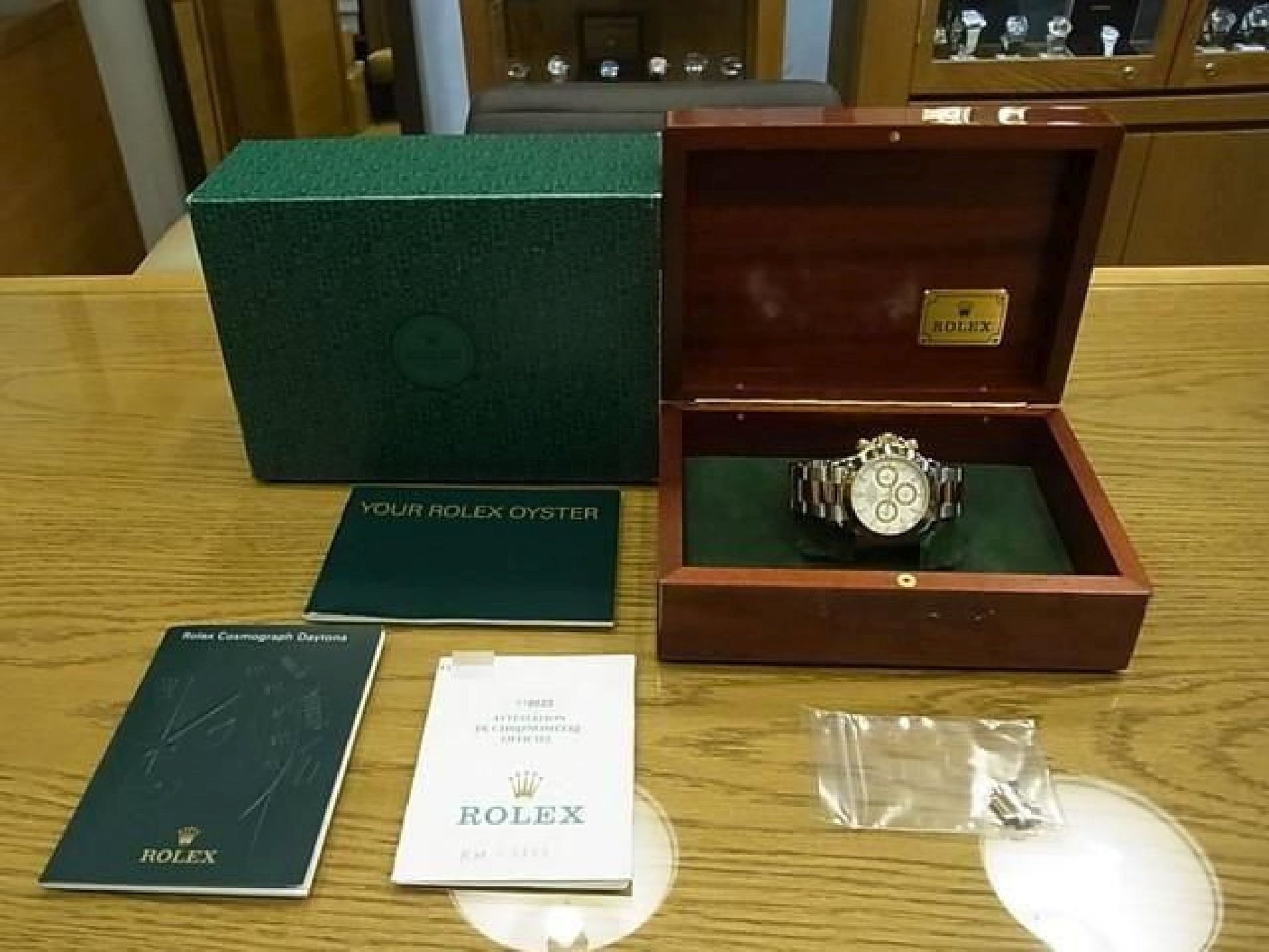 ROLEX Daytona combination white( cream) Ref.116523 Y series Mens 193326742 hannari-shop