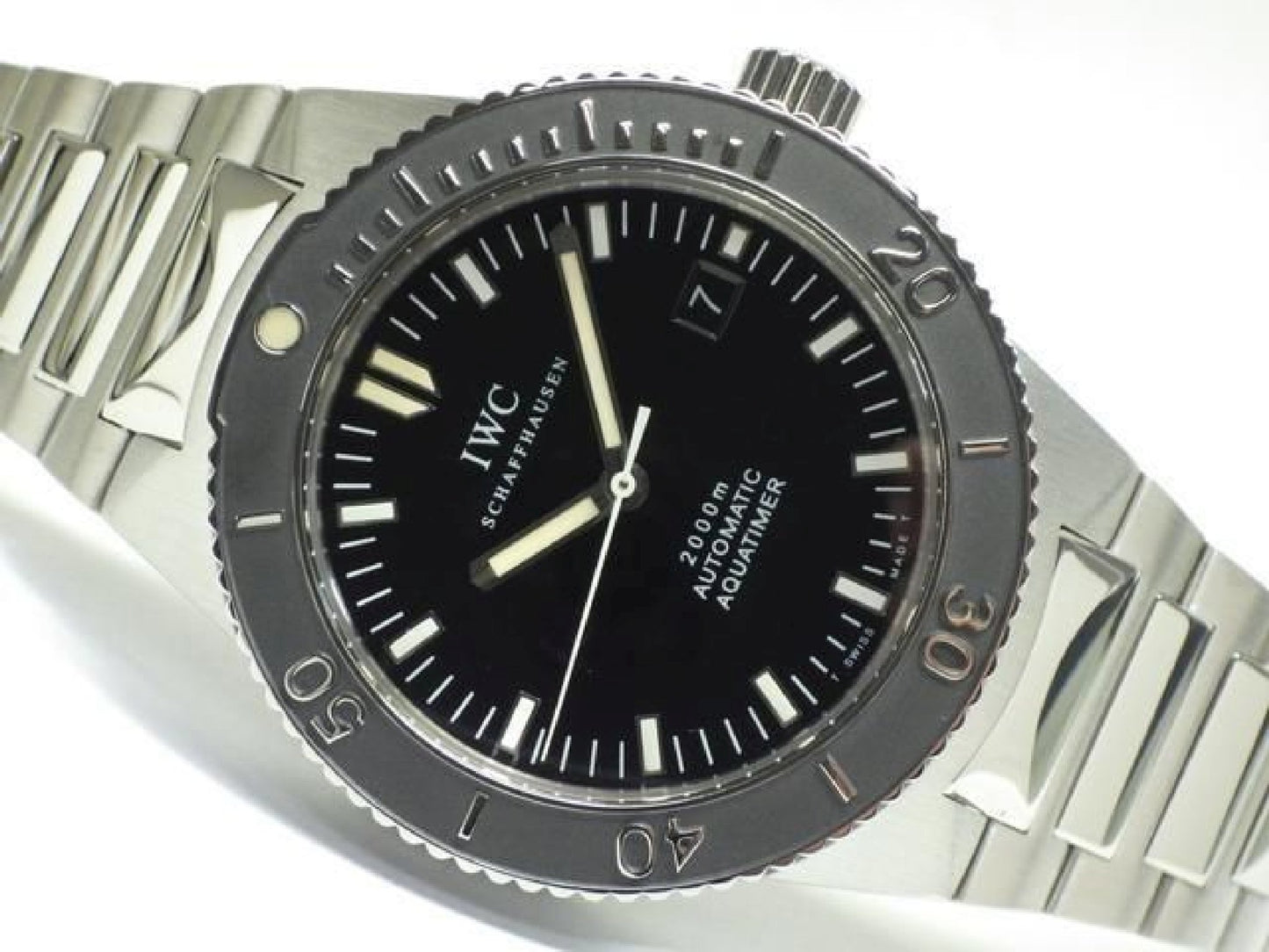IWC GST Aquatimer roestvrij staal 3536-002 fish Crown Heren 193346073 hannari-shop